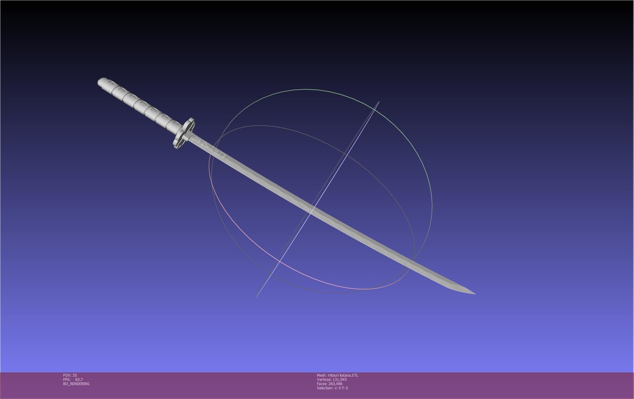 Demon Slayer Mitsuri Katana Printable Model 3D print model_40
