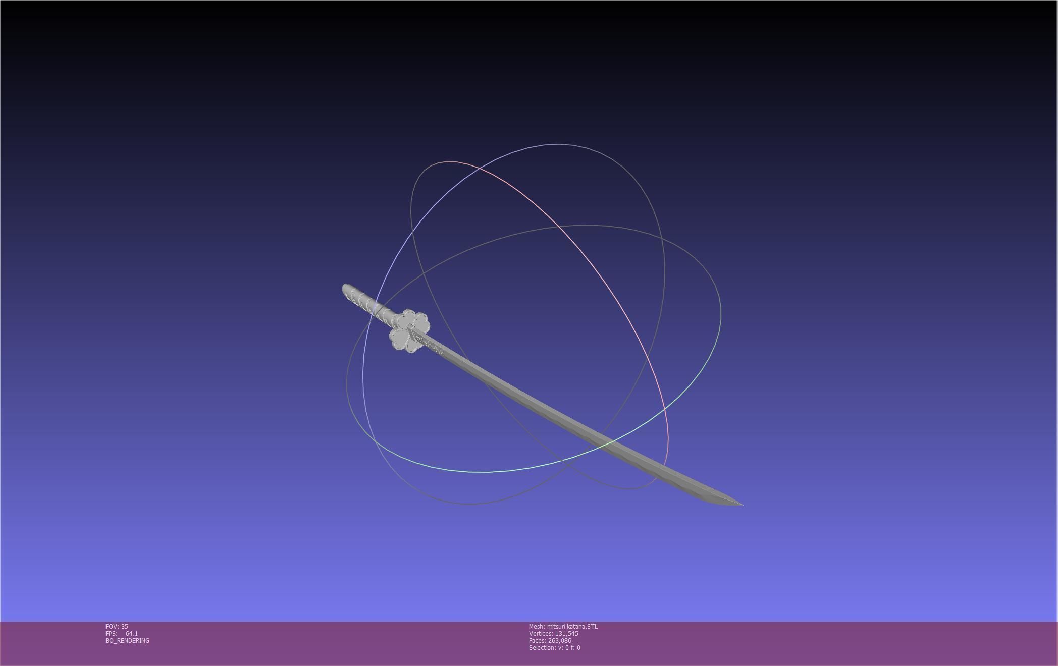 Demon Slayer Mitsuri Katana Printable Model 3D print model_41