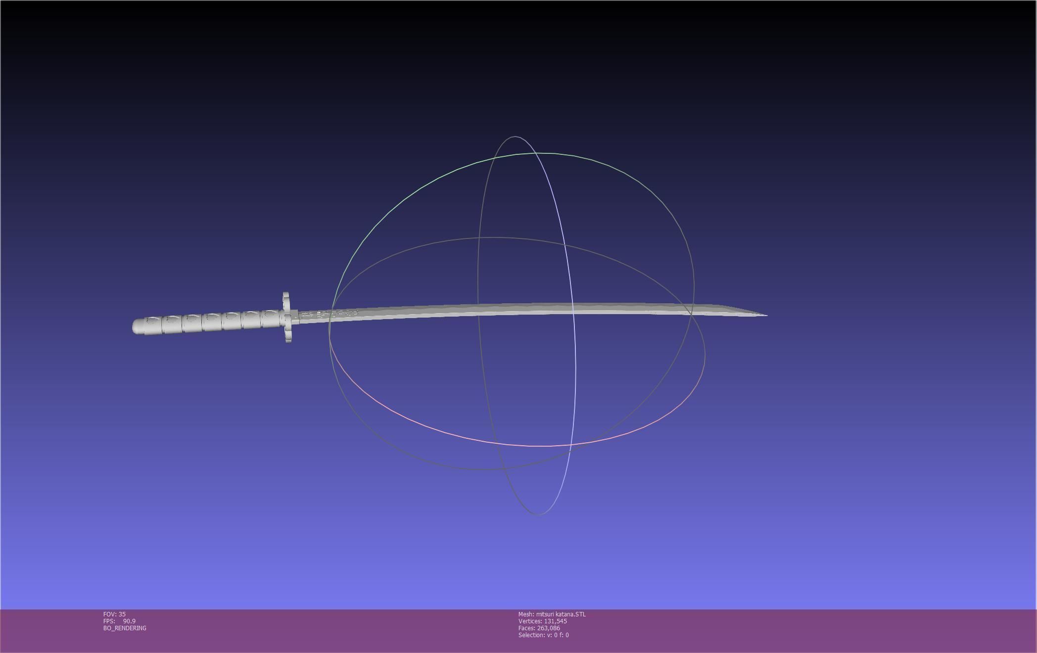 Demon Slayer Mitsuri Katana Printable Model 3D print model_54