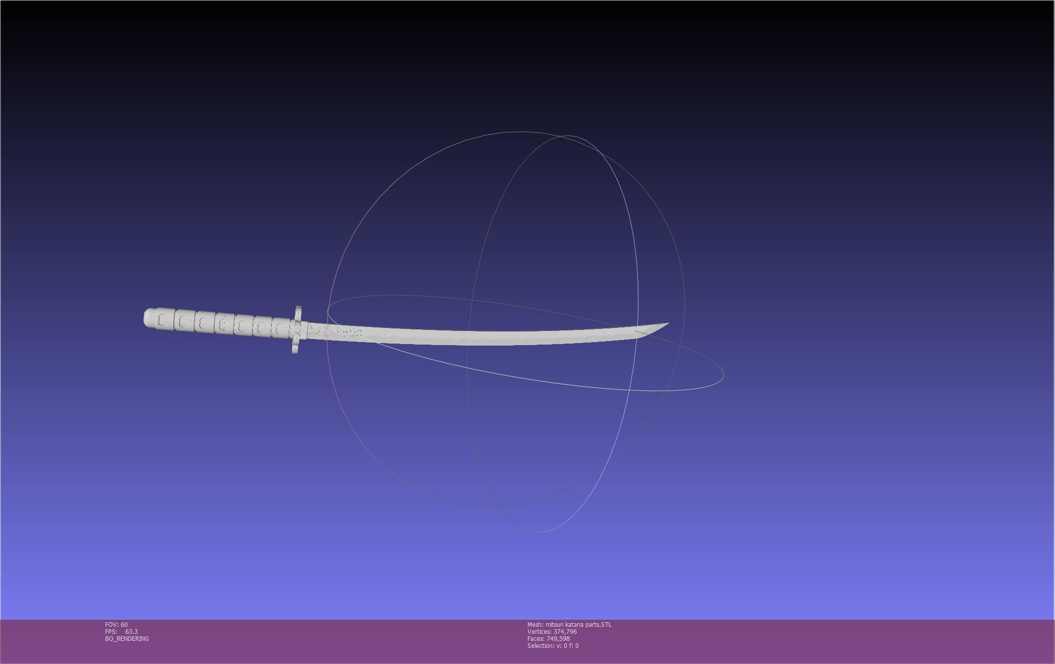 Demon Slayer Mitsuri Katana Printable Model 3D print model_131