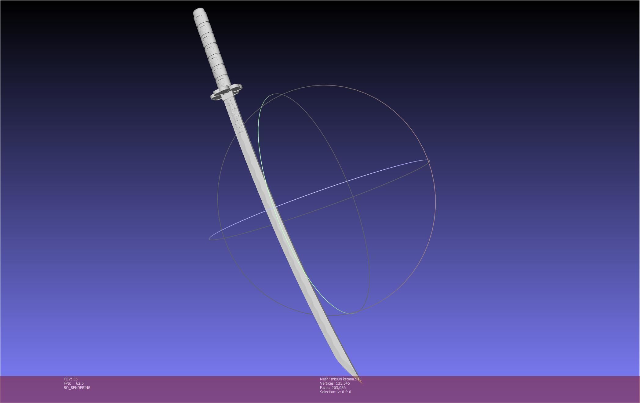 Demon Slayer Mitsuri Katana Printable Model 3D print model_62