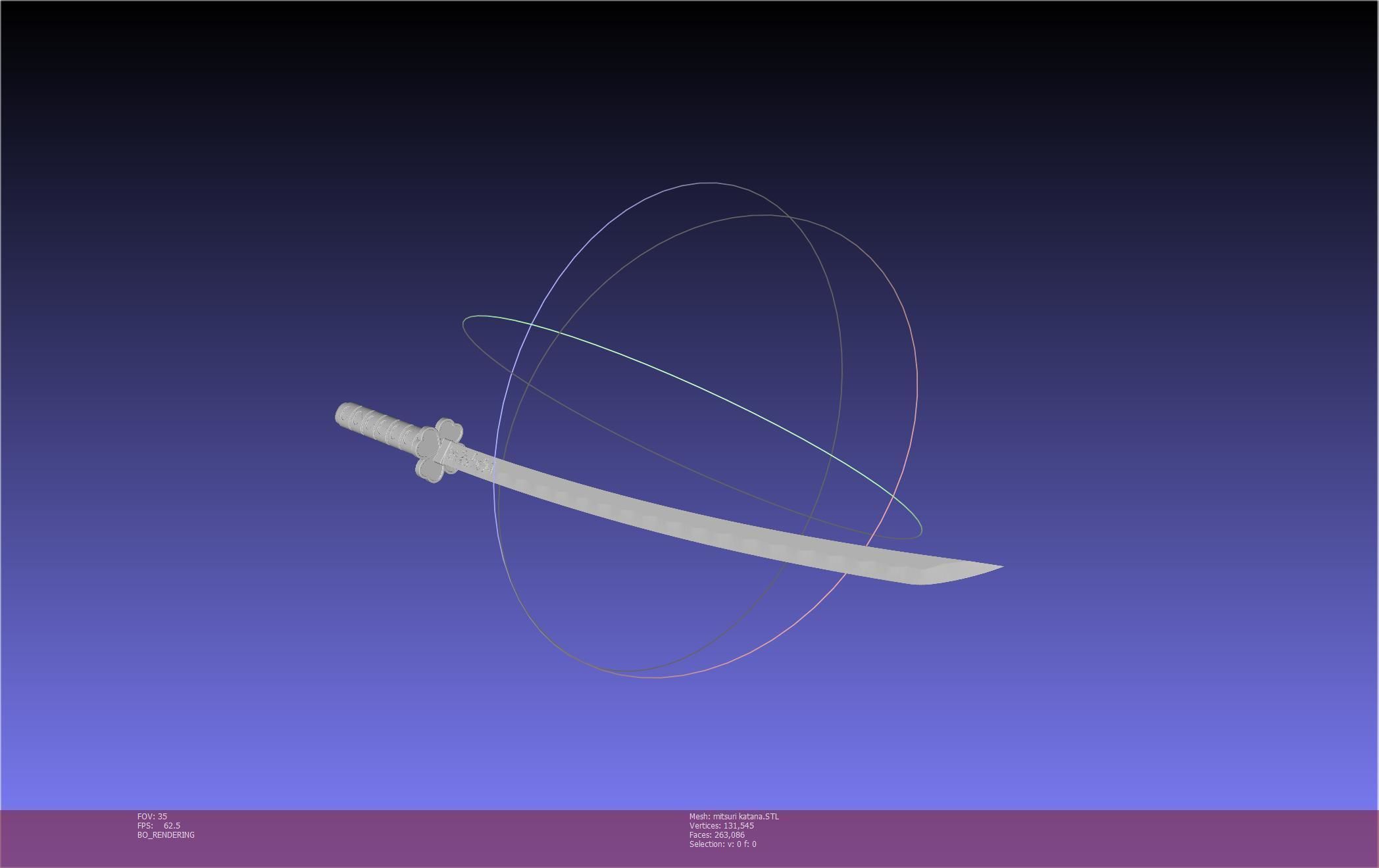 Demon Slayer Mitsuri Katana Printable Model 3D print model_60