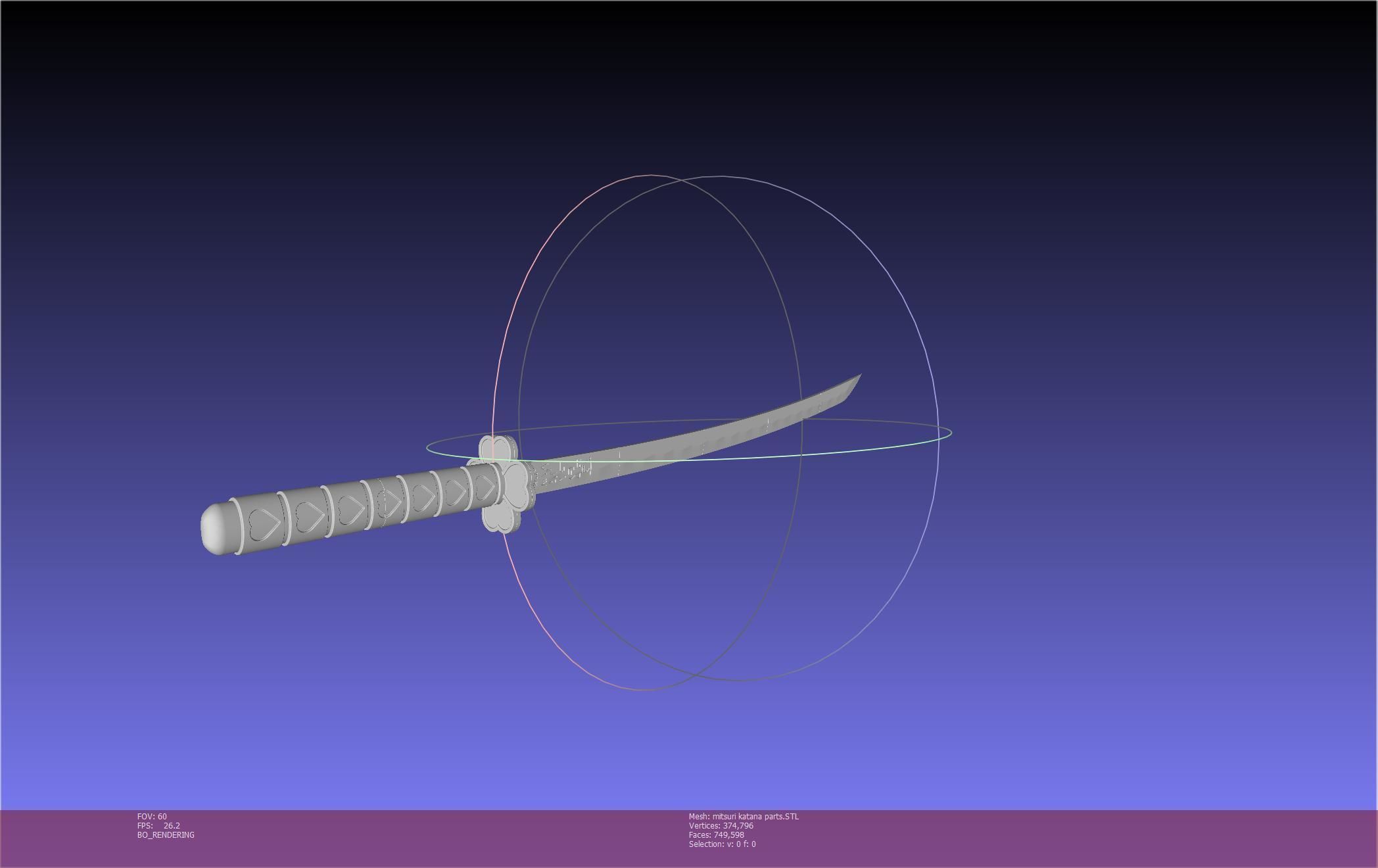 Demon Slayer Mitsuri Katana Printable Model 3D print model_114