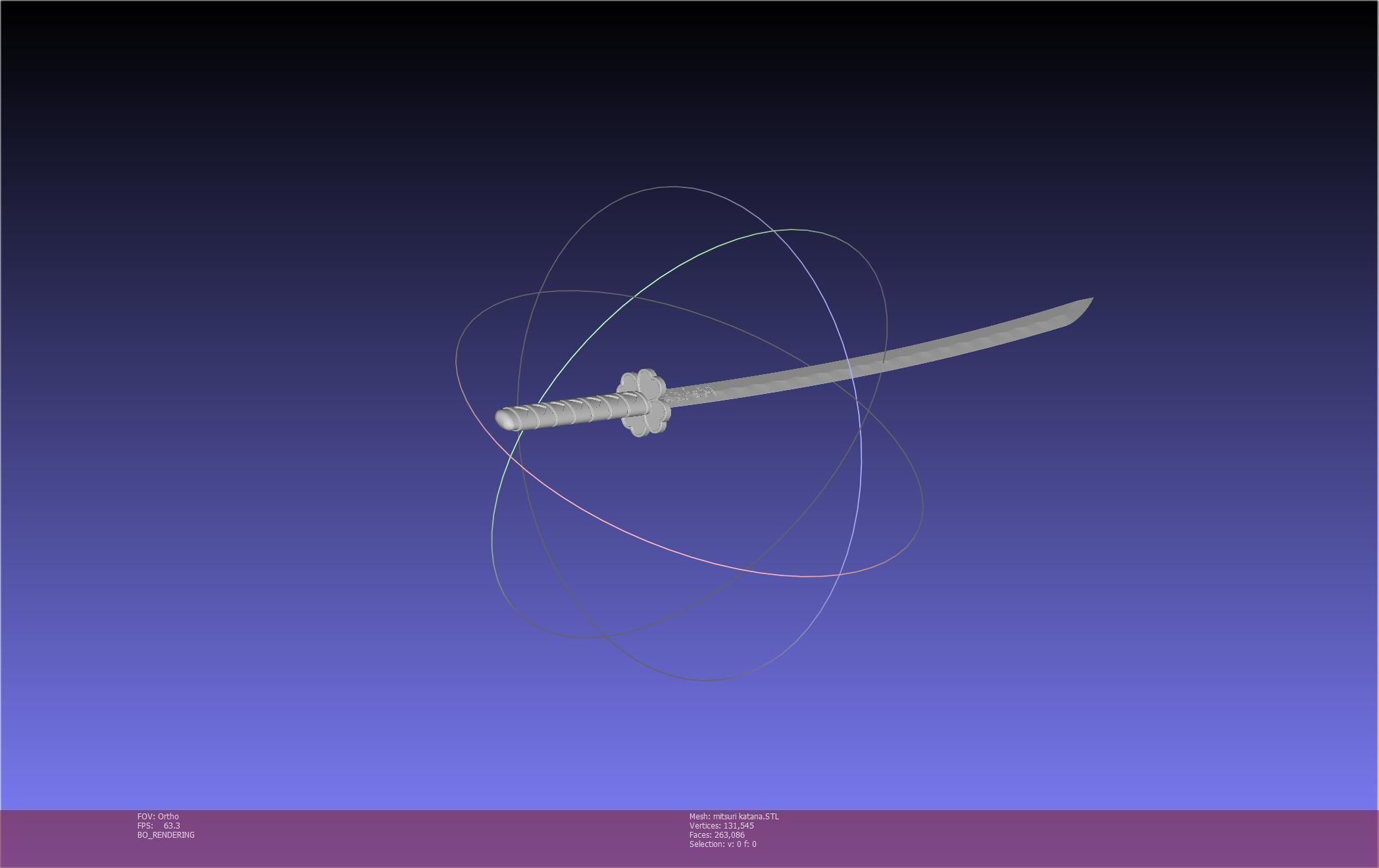 Demon Slayer Mitsuri Katana Printable Model 3D print model_19