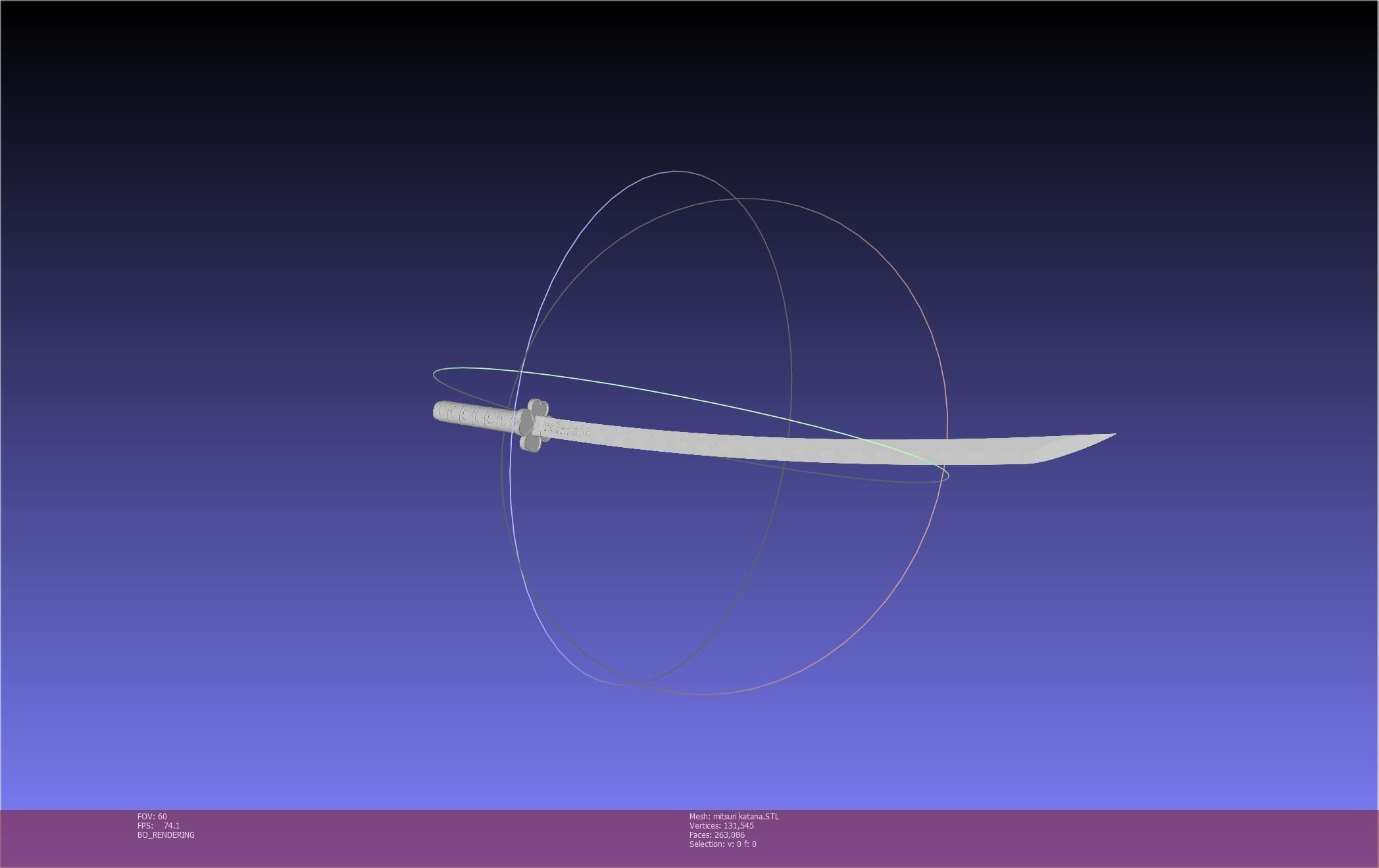 Demon Slayer Mitsuri Katana Printable Model 3D print model_133