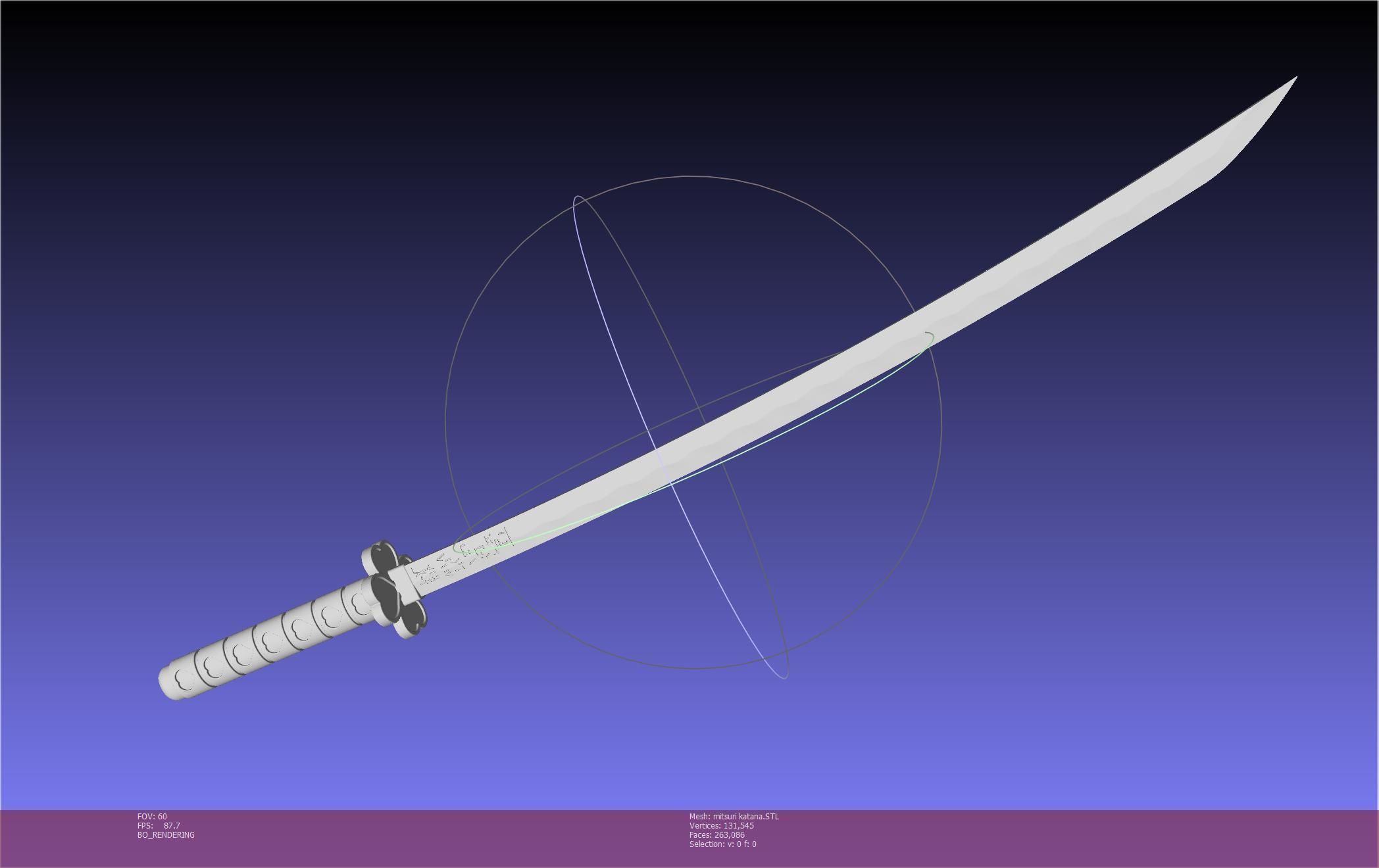 Demon Slayer Mitsuri Katana Printable Model 3D print model_138