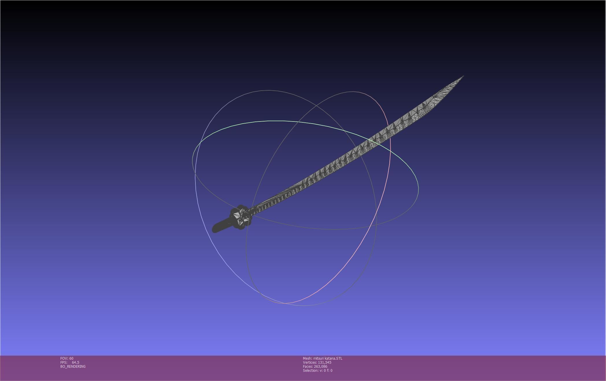 Demon Slayer Mitsuri Katana Printable Model 3D print model_12