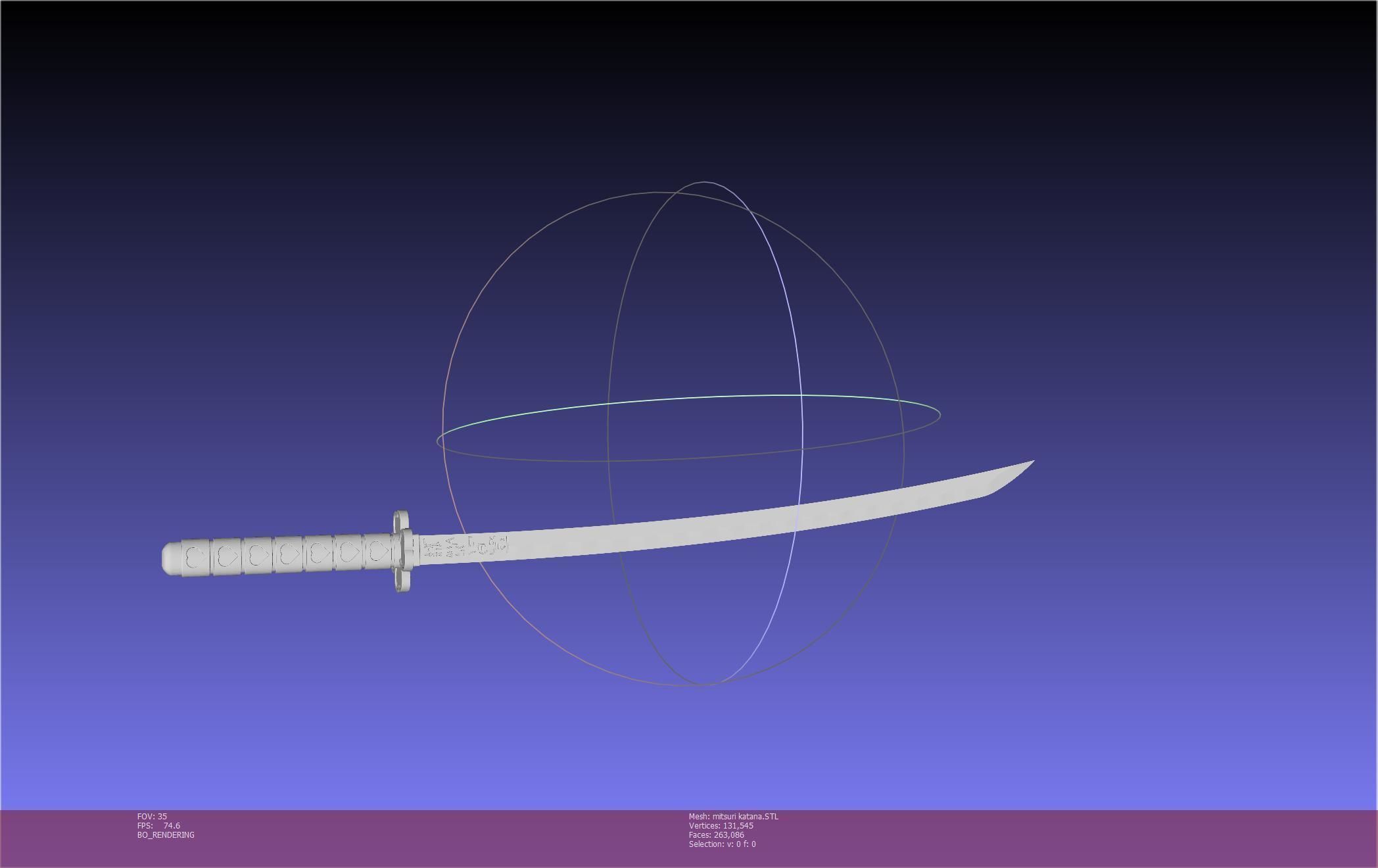 Demon Slayer Mitsuri Katana Printable Model 3D print model_58