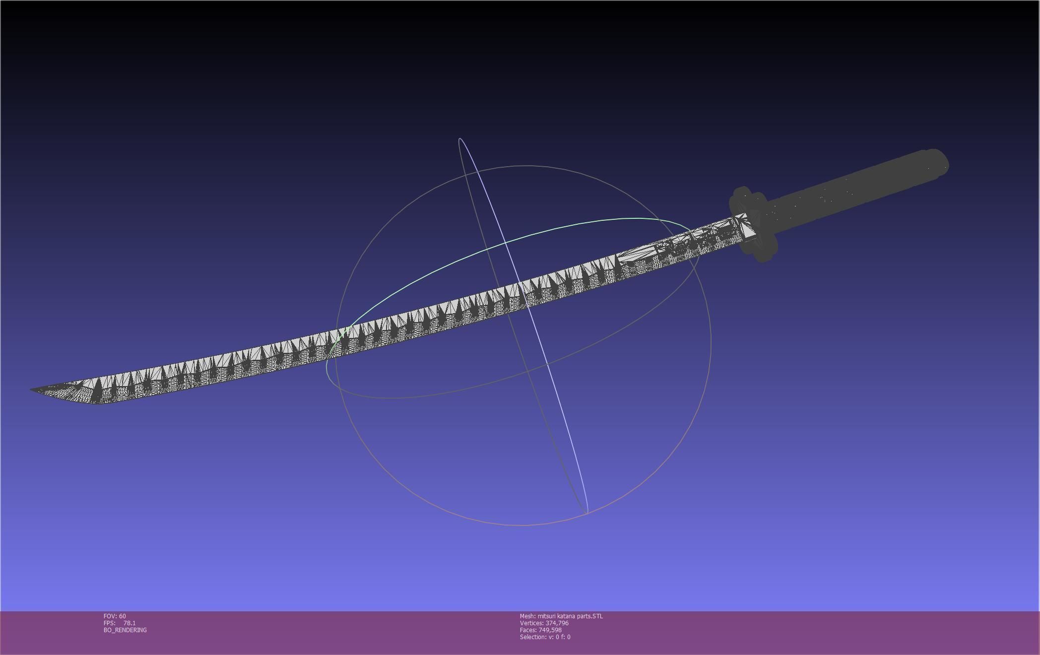 Demon Slayer Mitsuri Katana Printable Model 3D print model_125