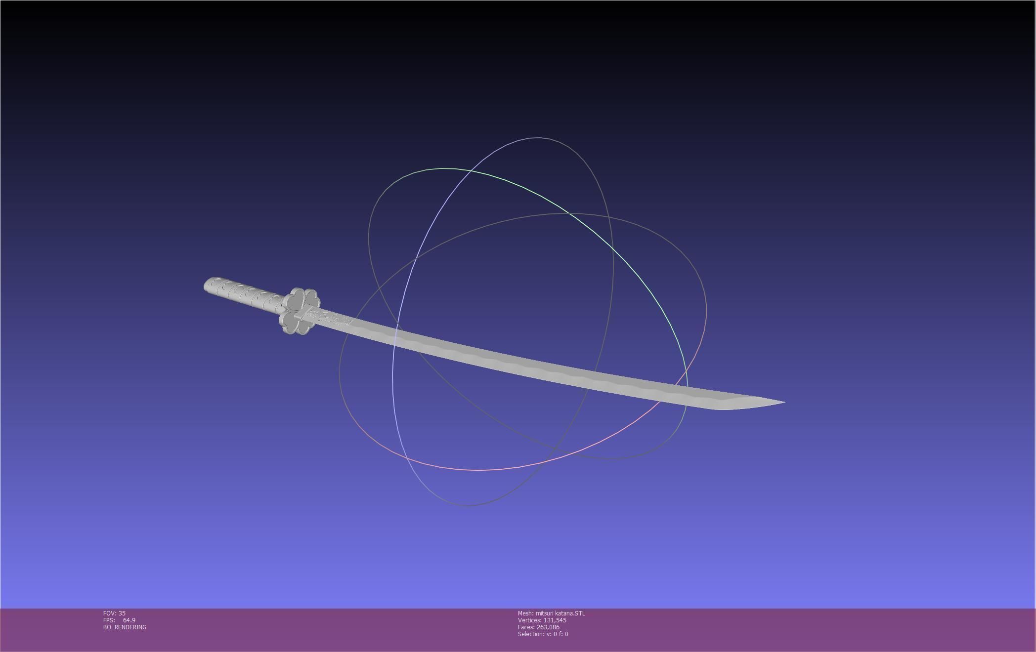 Demon Slayer Mitsuri Katana Printable Model 3D print model_30