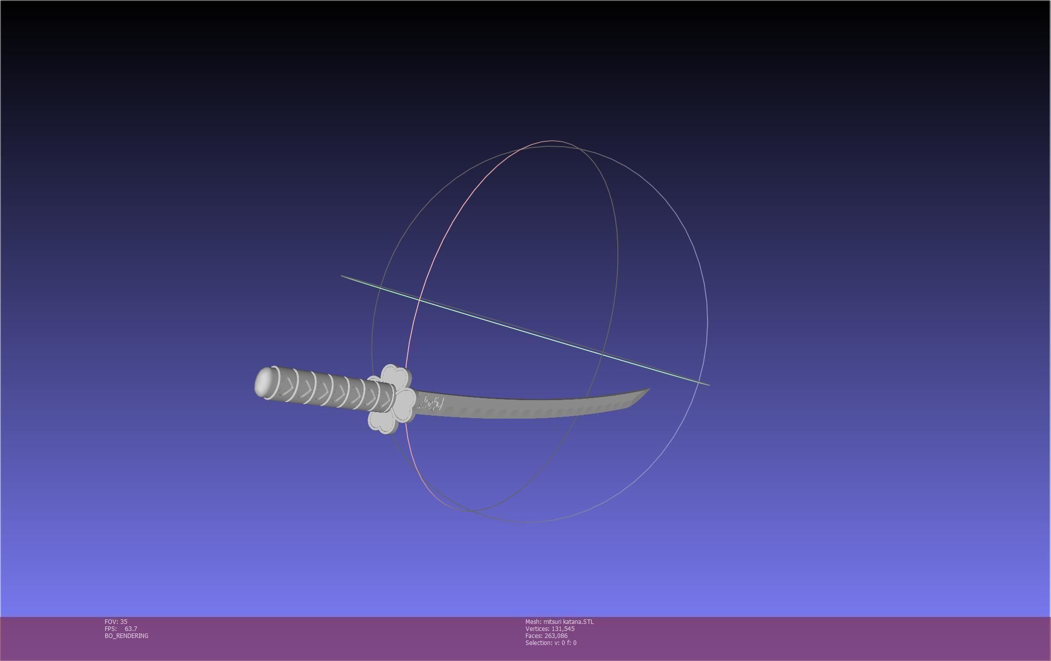 Demon Slayer Mitsuri Katana Printable Model 3D print model_32