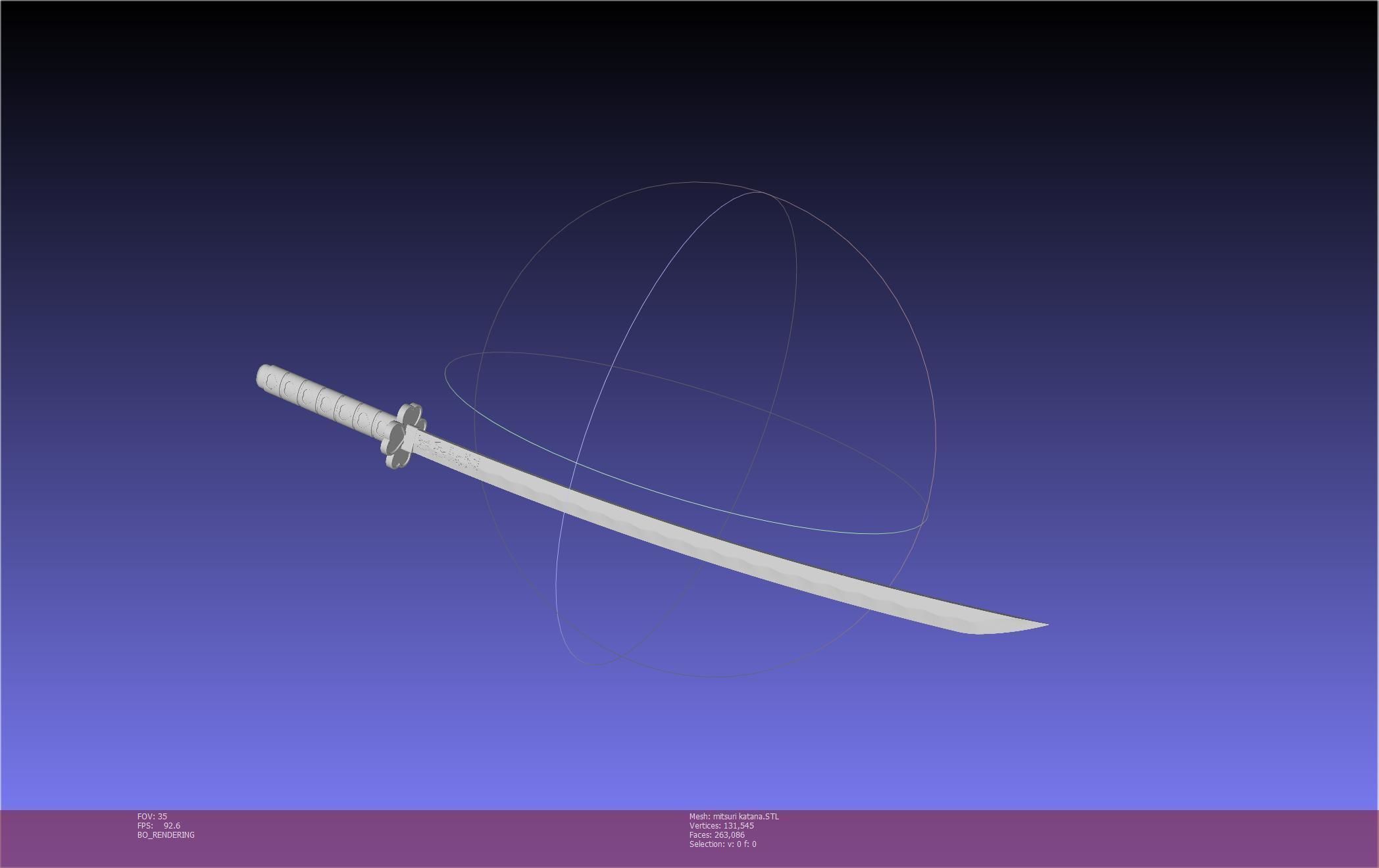 Demon Slayer Mitsuri Katana Printable Model 3D print model_55