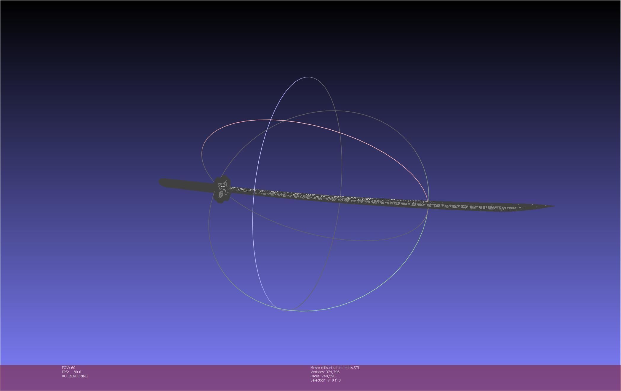 Demon Slayer Mitsuri Katana Printable Model 3D print model_120