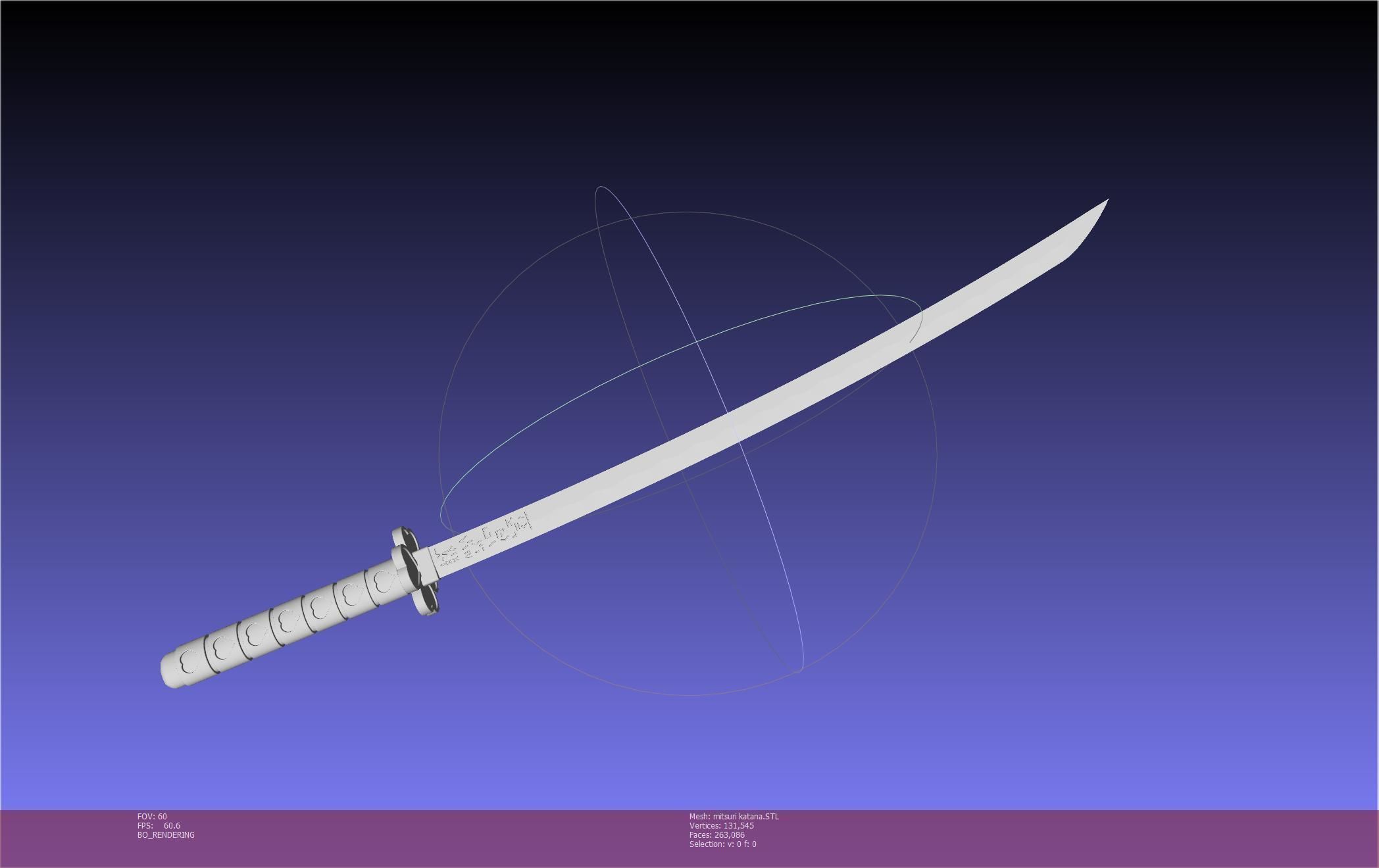 Demon Slayer Mitsuri Katana Printable Model 3D print model_141
