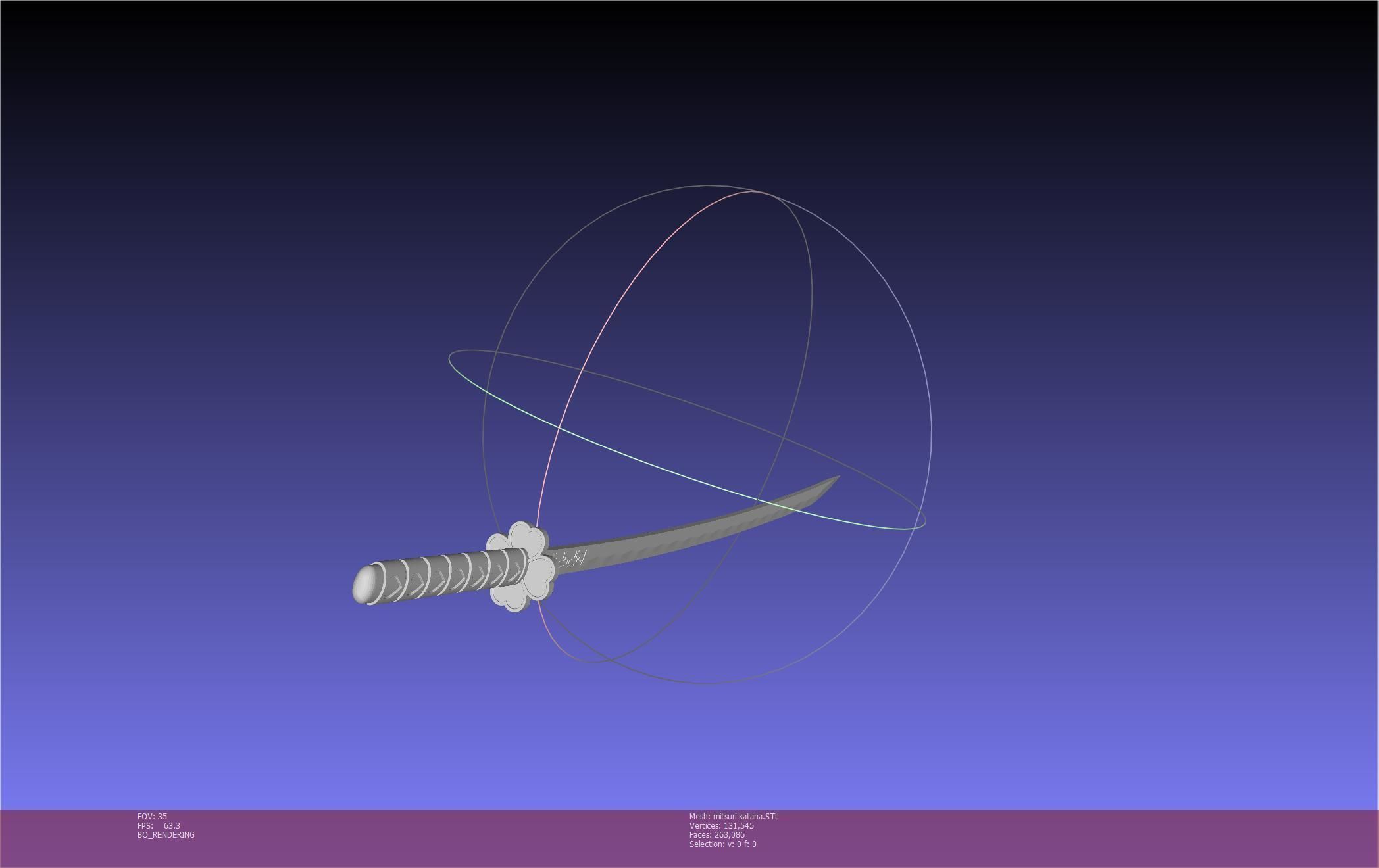 Demon Slayer Mitsuri Katana Printable Model 3D print model_39