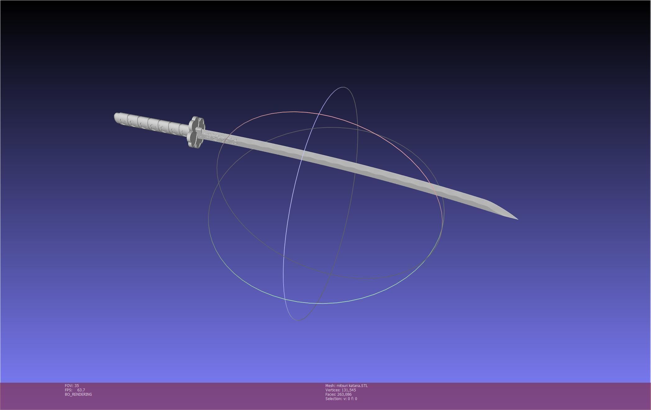 Demon Slayer Mitsuri Katana Printable Model 3D print model_51