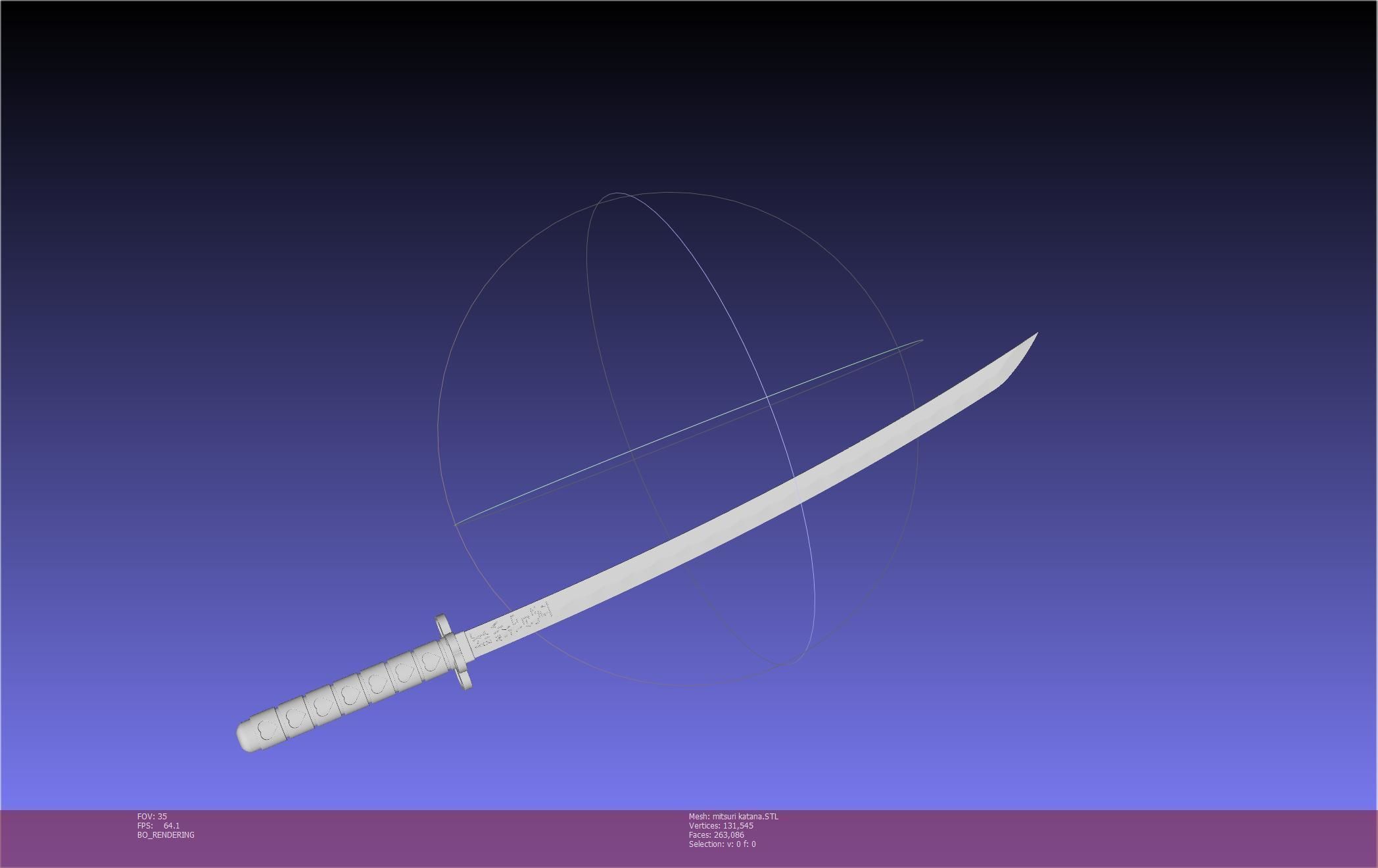 Demon Slayer Mitsuri Katana Printable Model 3D print model_67