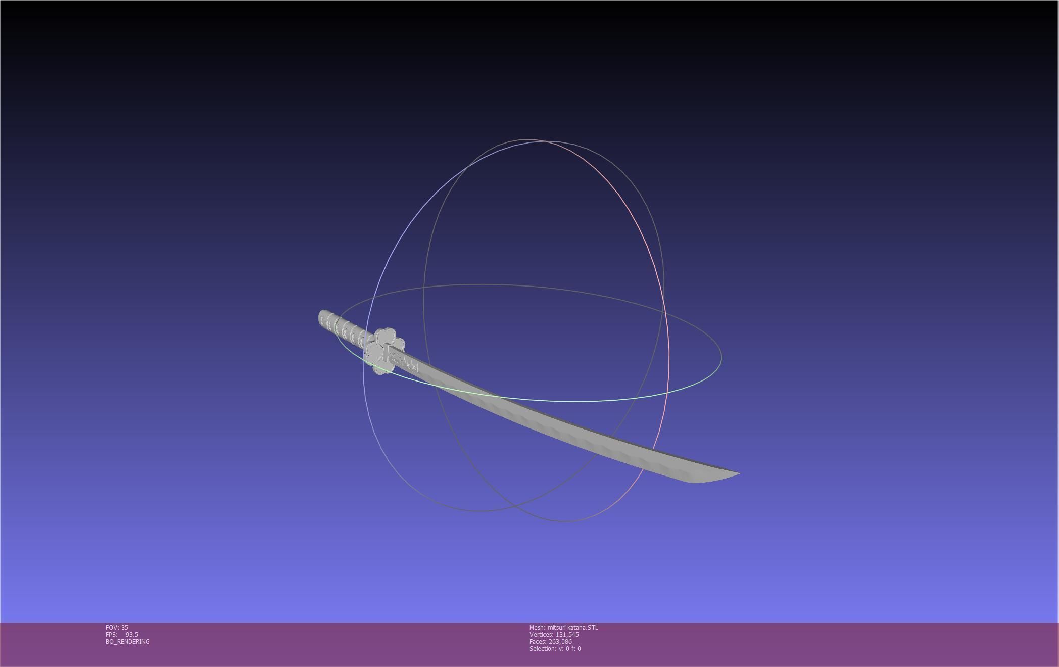 Demon Slayer Mitsuri Katana Printable Model 3D print model_28