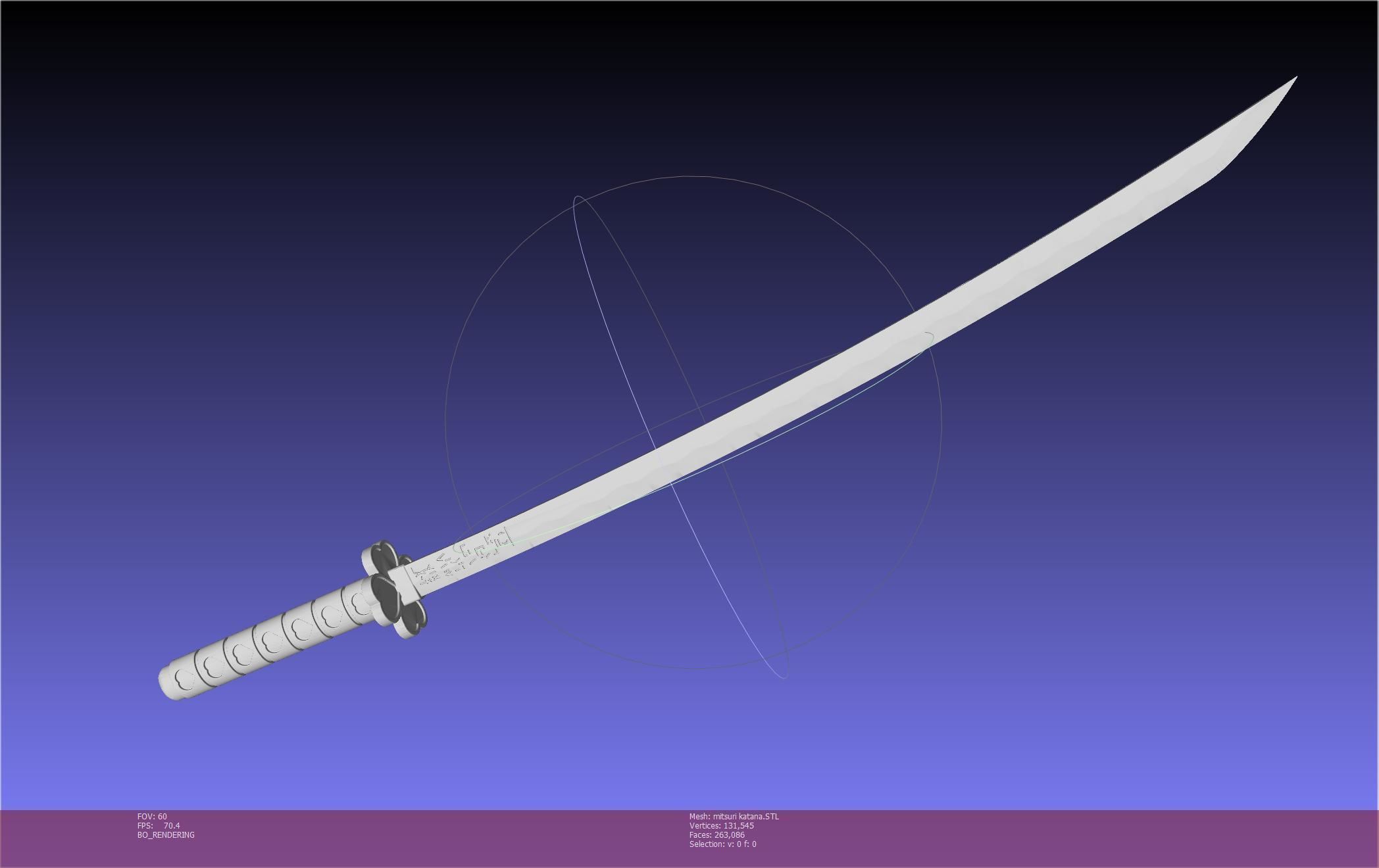Demon Slayer Mitsuri Katana Printable Model 3D print model_139