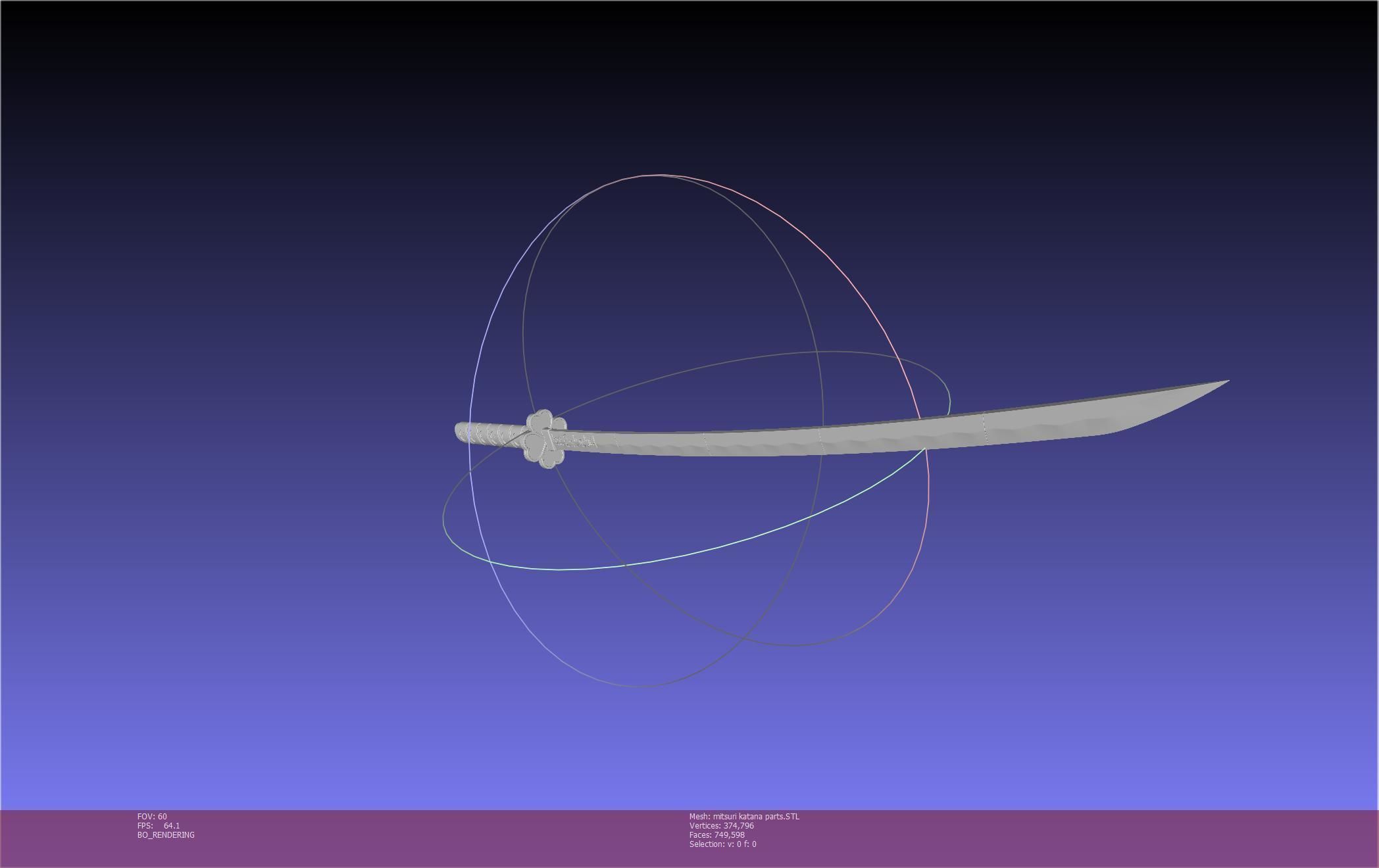 Demon Slayer Mitsuri Katana Printable Model 3D print model_118