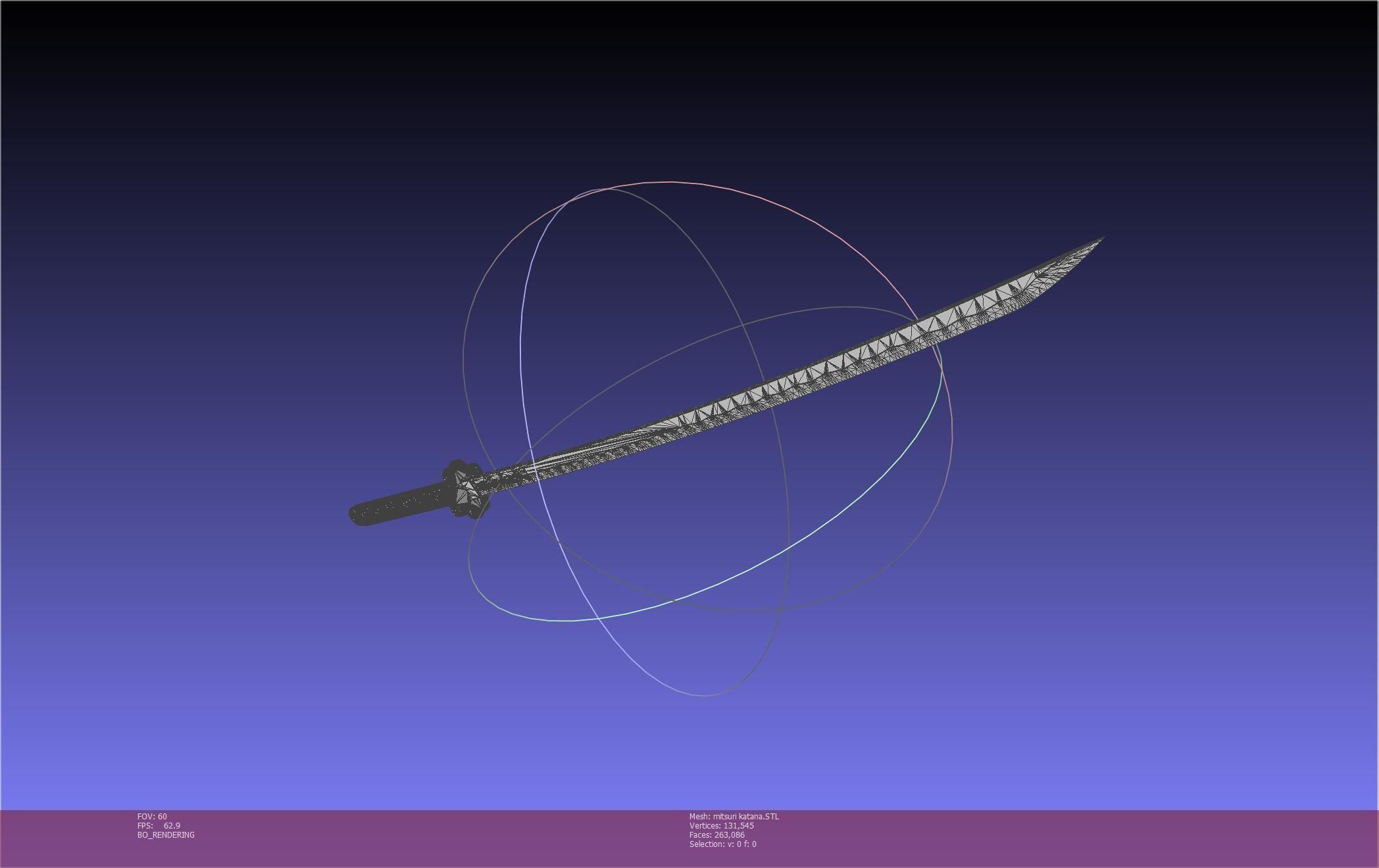 Demon Slayer Mitsuri Katana Printable Model 3D print model_11