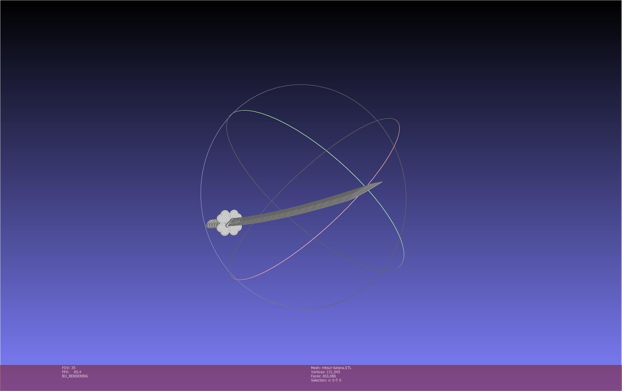 Demon Slayer Mitsuri Katana Printable Model 3D print model_38