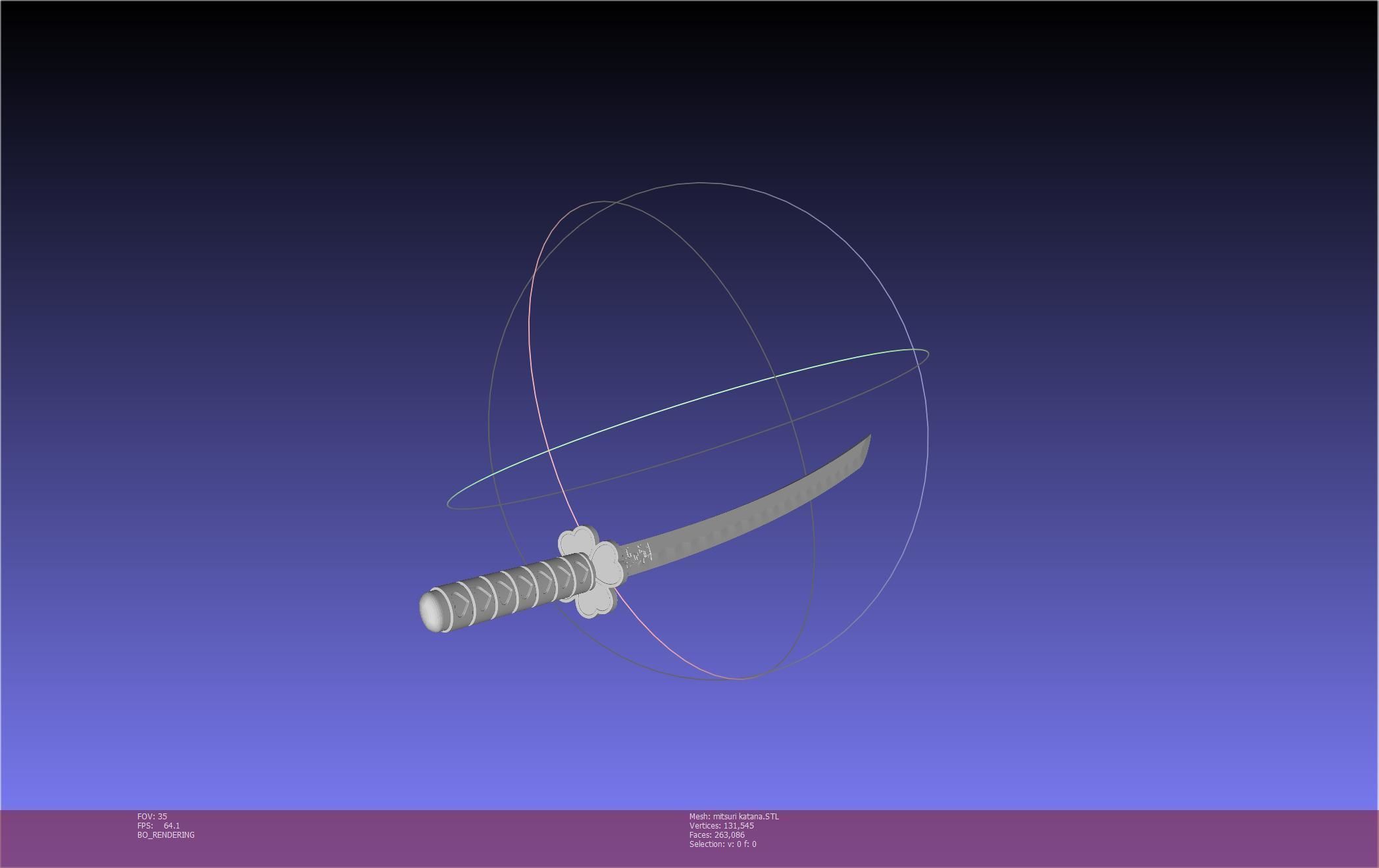 Demon Slayer Mitsuri Katana Printable Model 3D print model_61