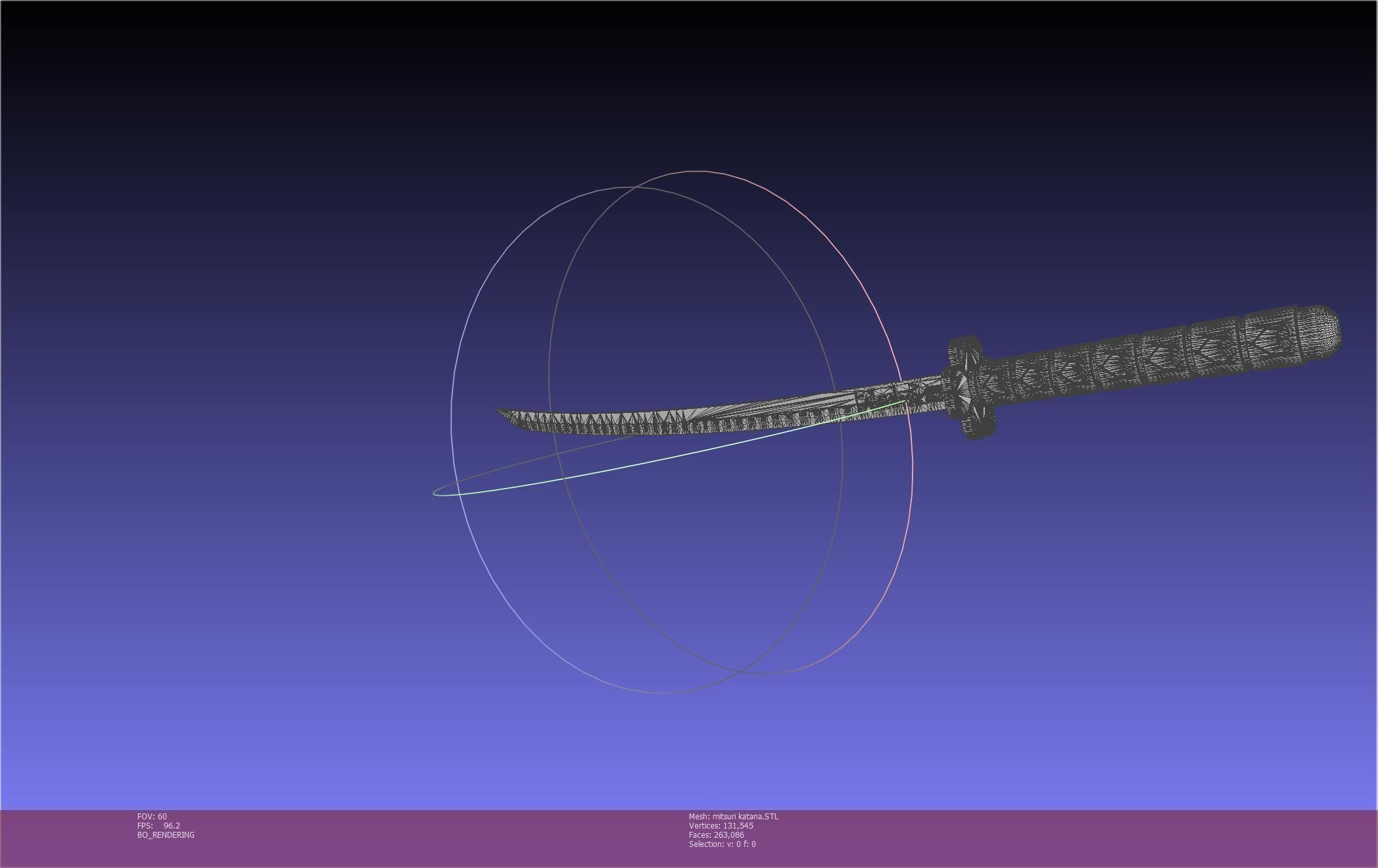Demon Slayer Mitsuri Katana Printable Model 3D print model_14