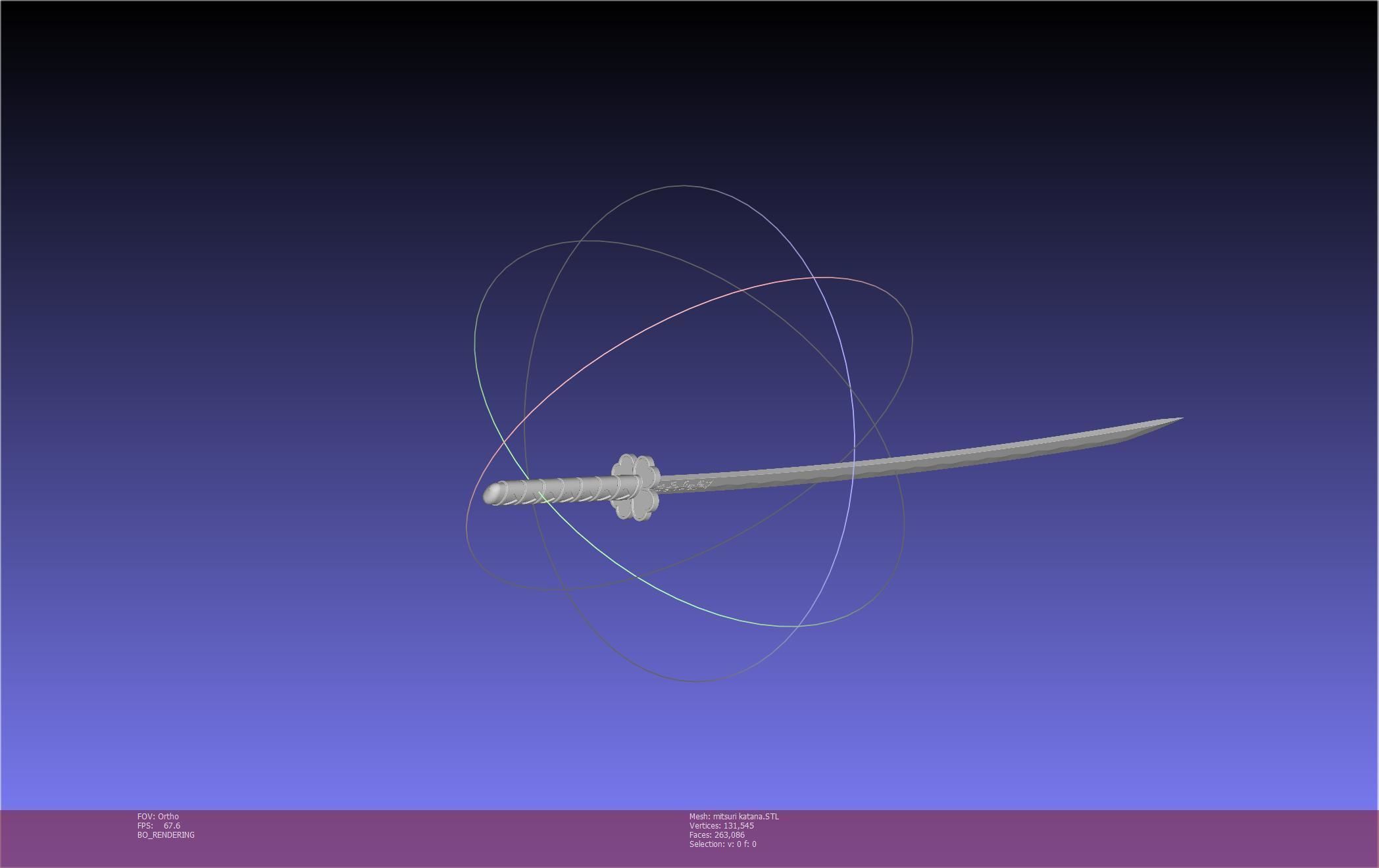 Demon Slayer Mitsuri Katana Printable Model 3D print model_8