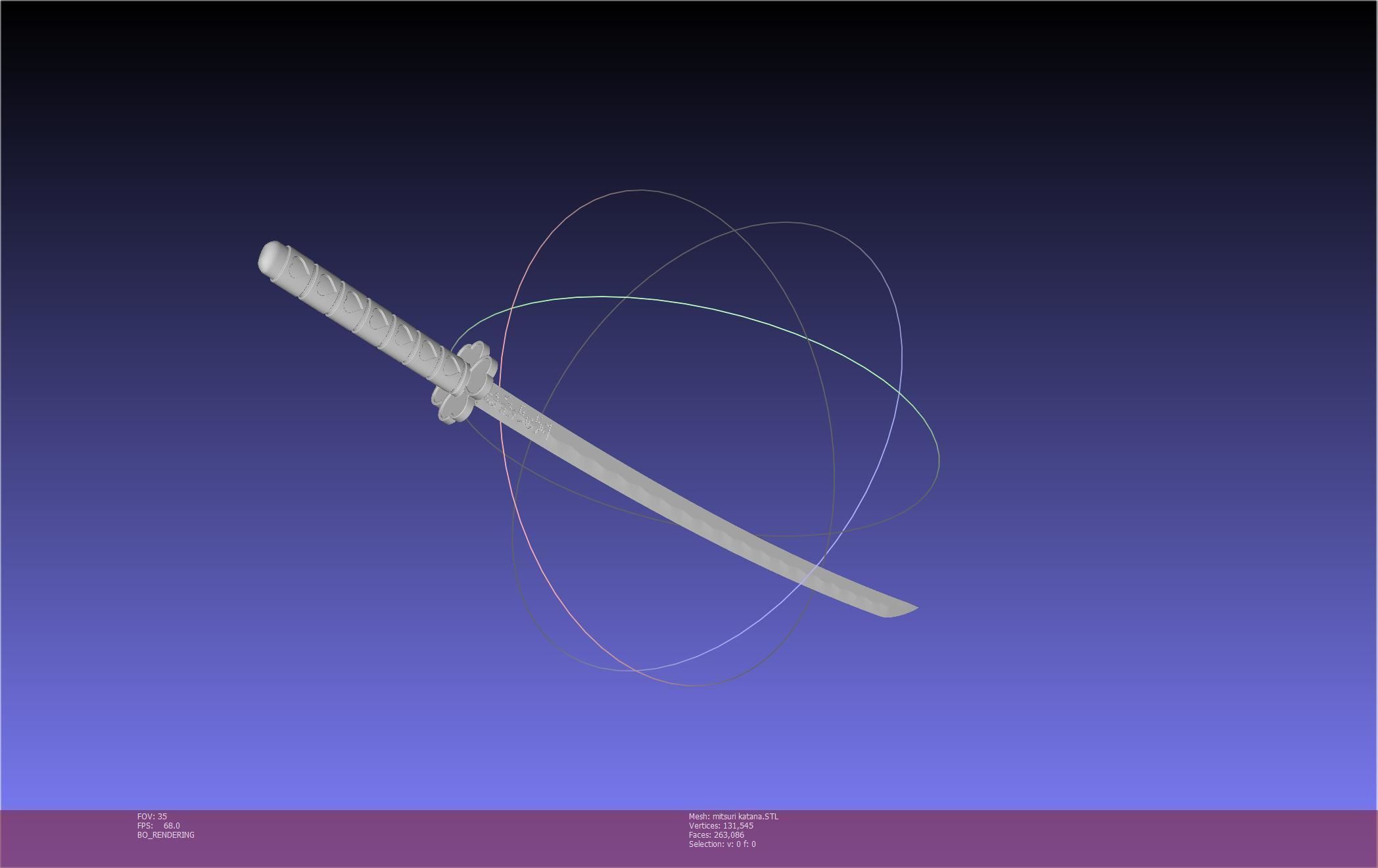 Demon Slayer Mitsuri Katana Printable Model 3D print model_31