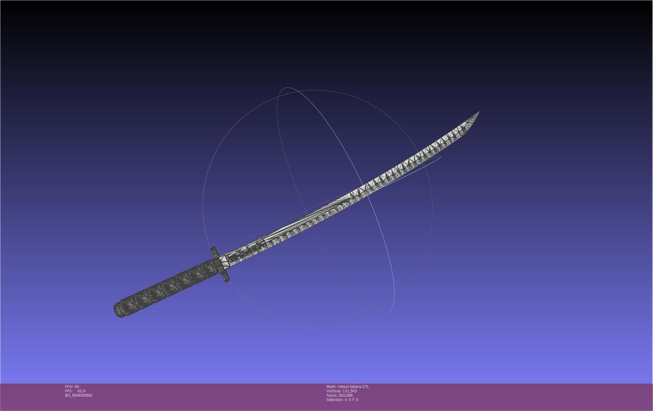 Demon Slayer Mitsuri Katana Printable Model 3D print model_136