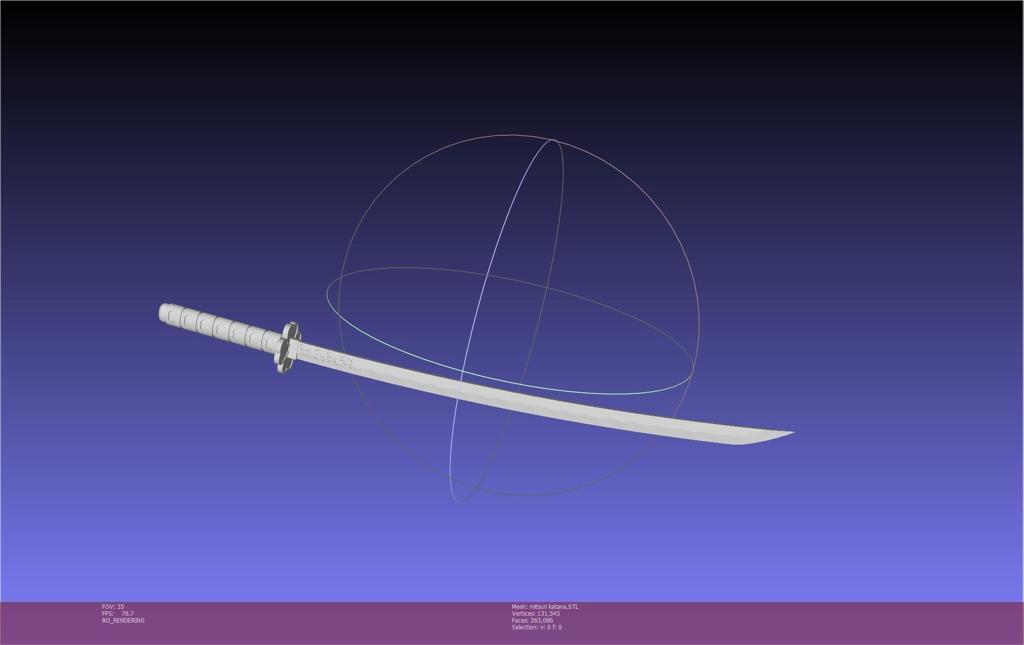 Demon Slayer Mitsuri Katana Printable Model 3D print model_26