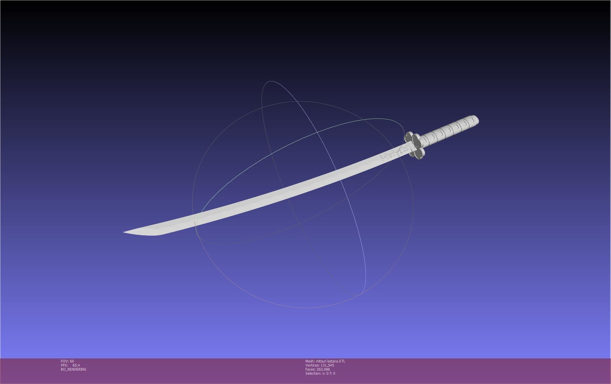 Demon Slayer Mitsuri Katana Printable Model 3D print model_3