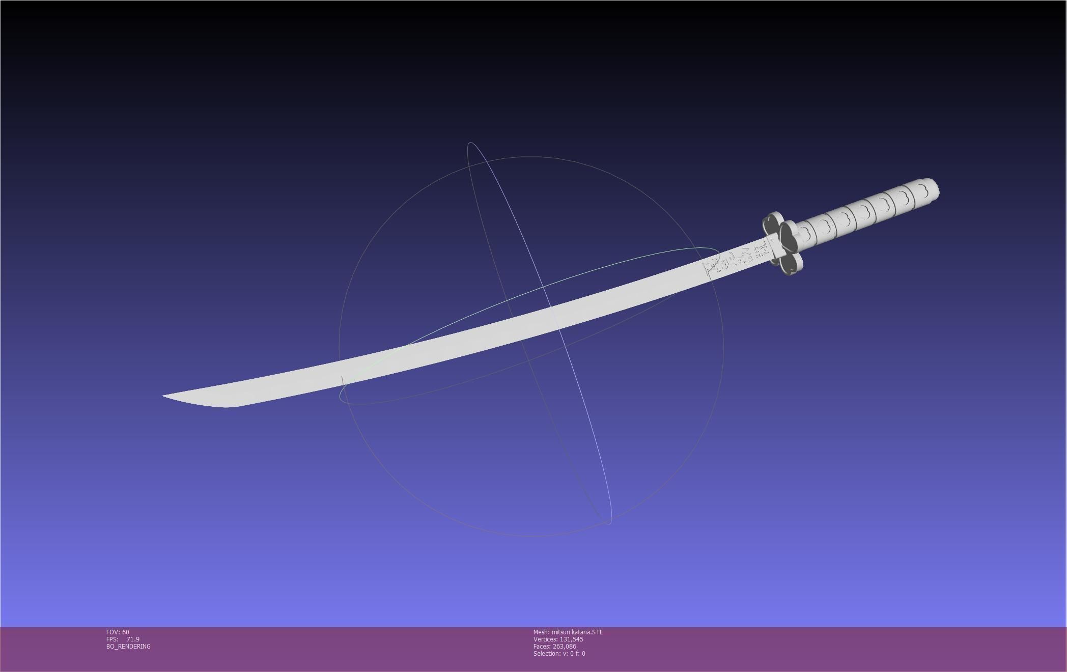 Demon Slayer Mitsuri Katana Printable Model 3D print model_6