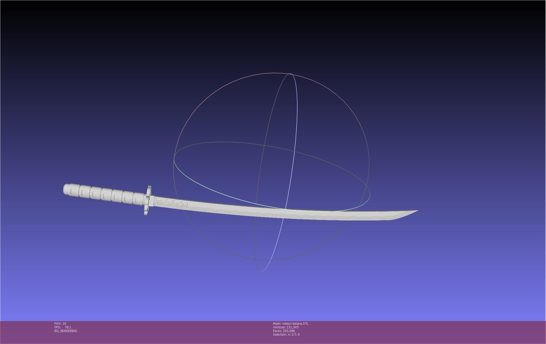 Demon Slayer Mitsuri Katana Printable Model 3D print model_25