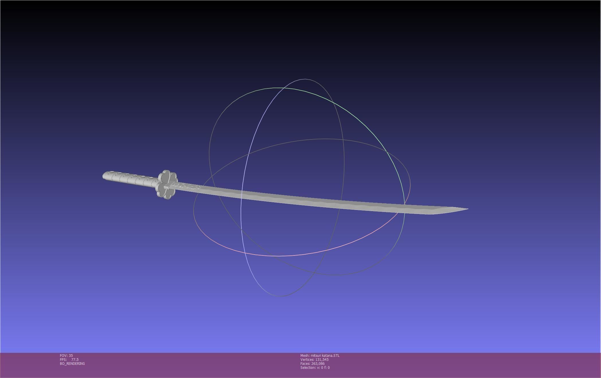 Demon Slayer Mitsuri Katana Printable Model 3D print model_23