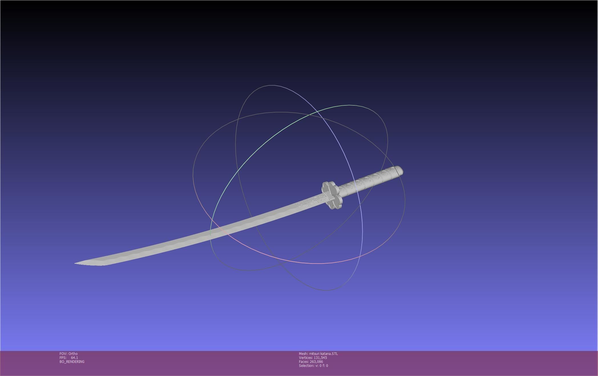 Demon Slayer Mitsuri Katana Printable Model 3D print model_16