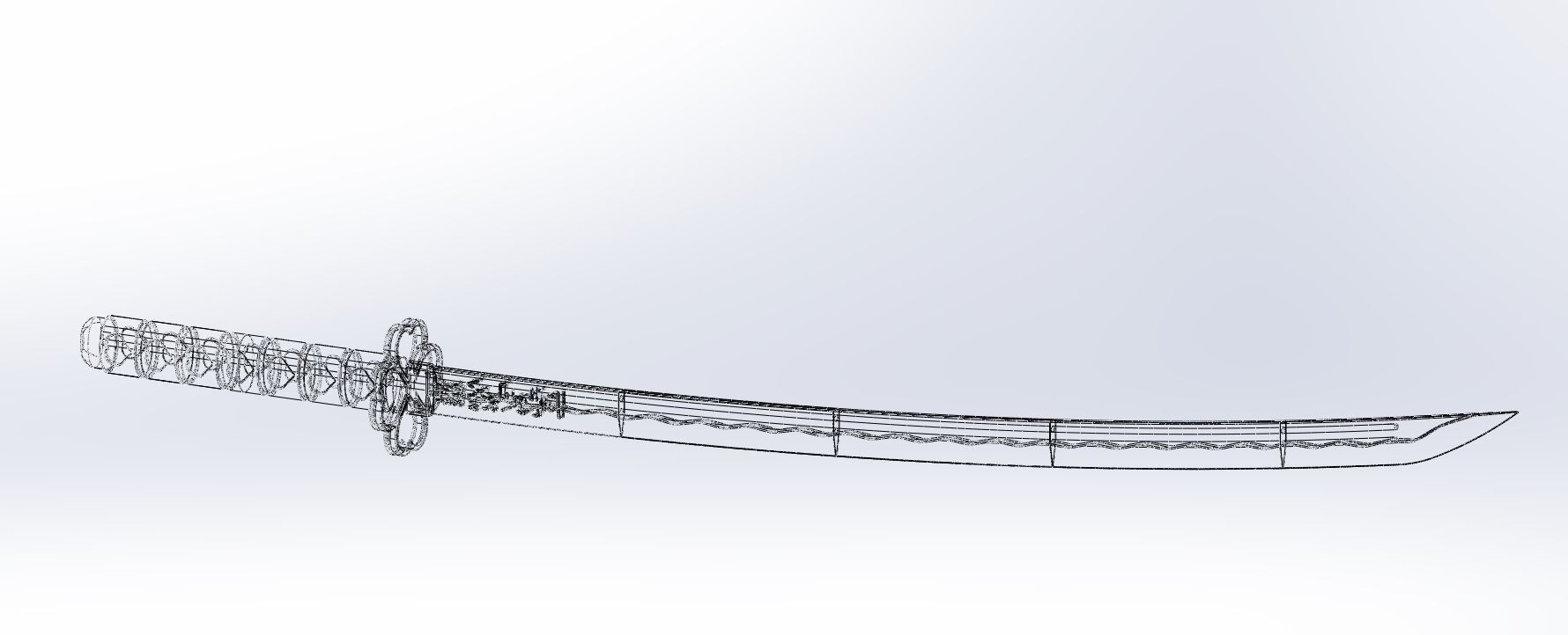 Demon Slayer Mitsuri Katana Printable Model 3D print model_15