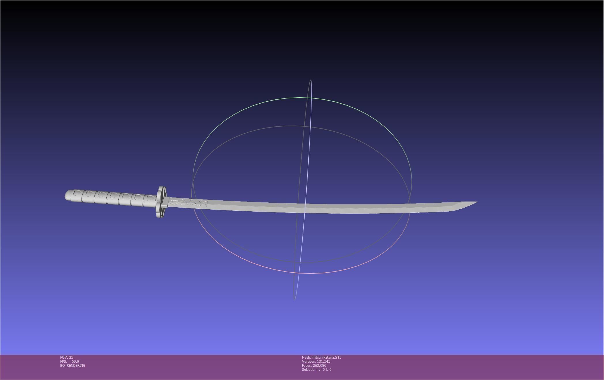 Demon Slayer Mitsuri Katana Printable Model 3D print model_57
