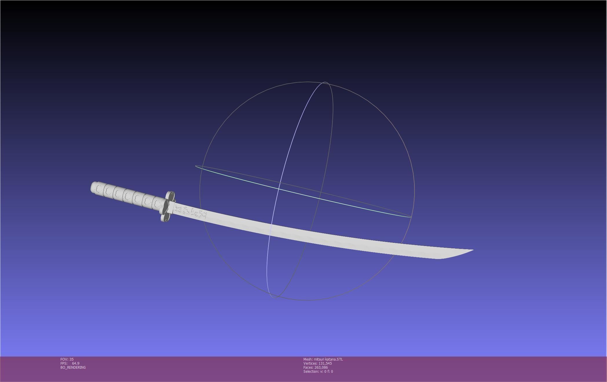 Demon Slayer Mitsuri Katana Printable Model 3D print model_24