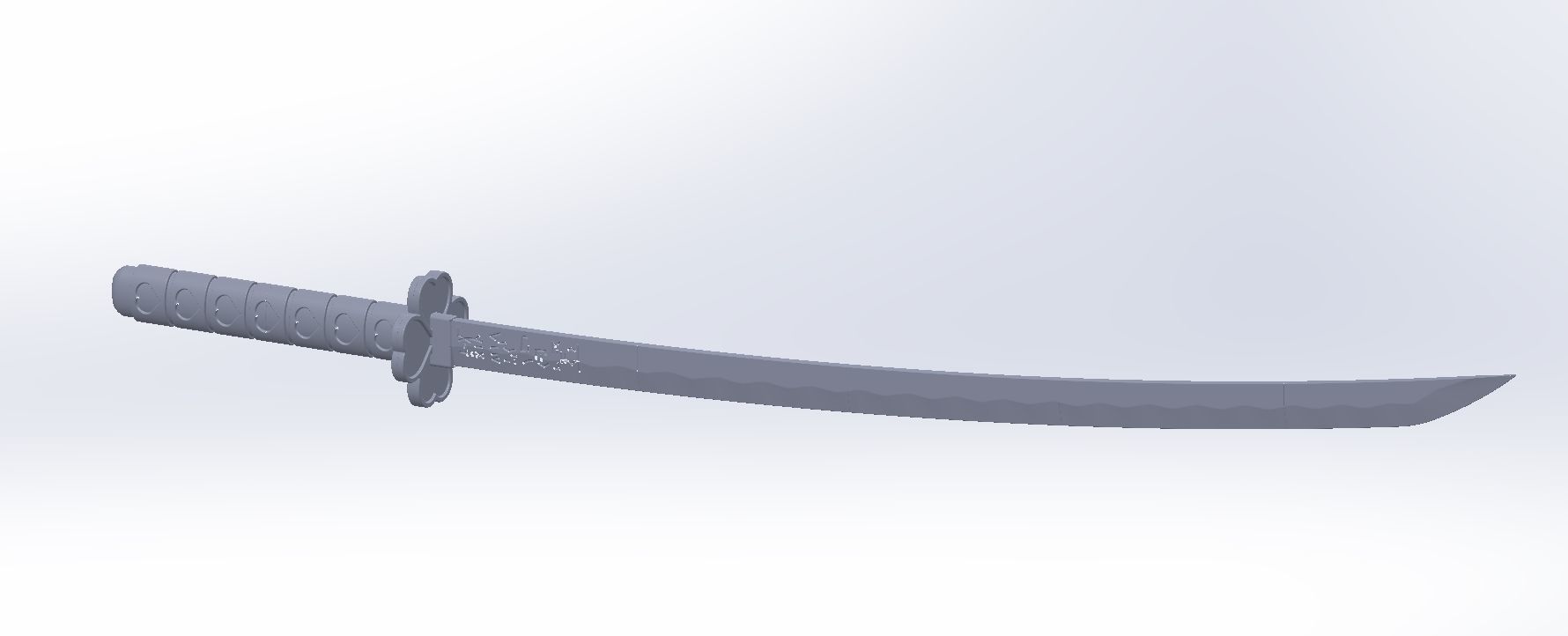 Demon Slayer Mitsuri Katana Printable Model 3D print model_20
