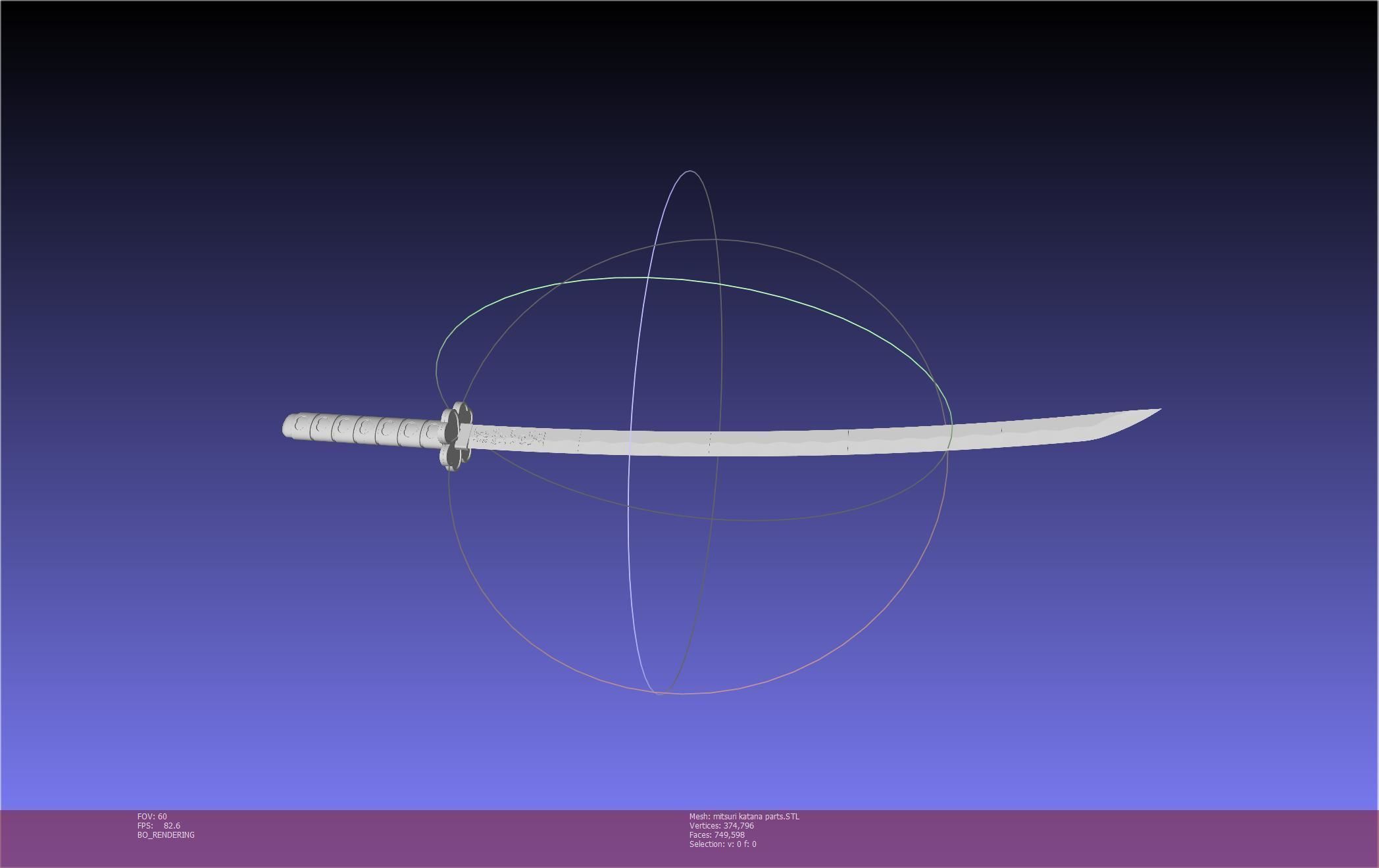 Demon Slayer Mitsuri Katana Printable Model 3D print model_116