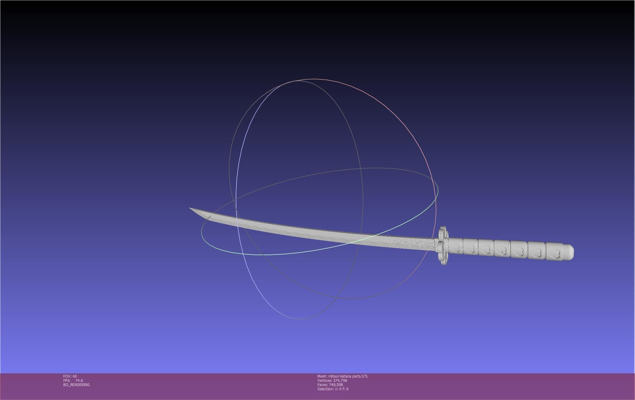 Demon Slayer Mitsuri Katana Printable Model 3D print model_129