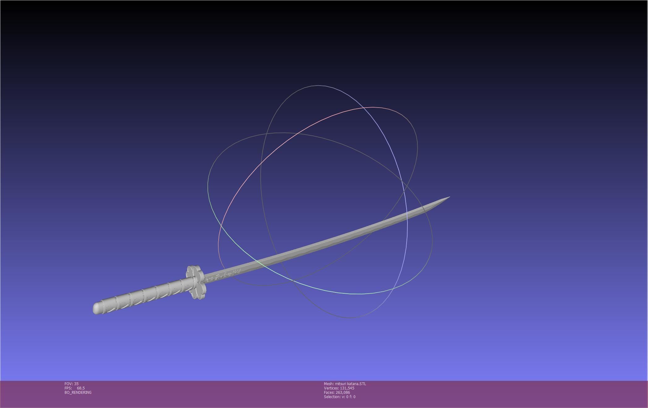 Demon Slayer Mitsuri Katana Printable Model 3D print model_53