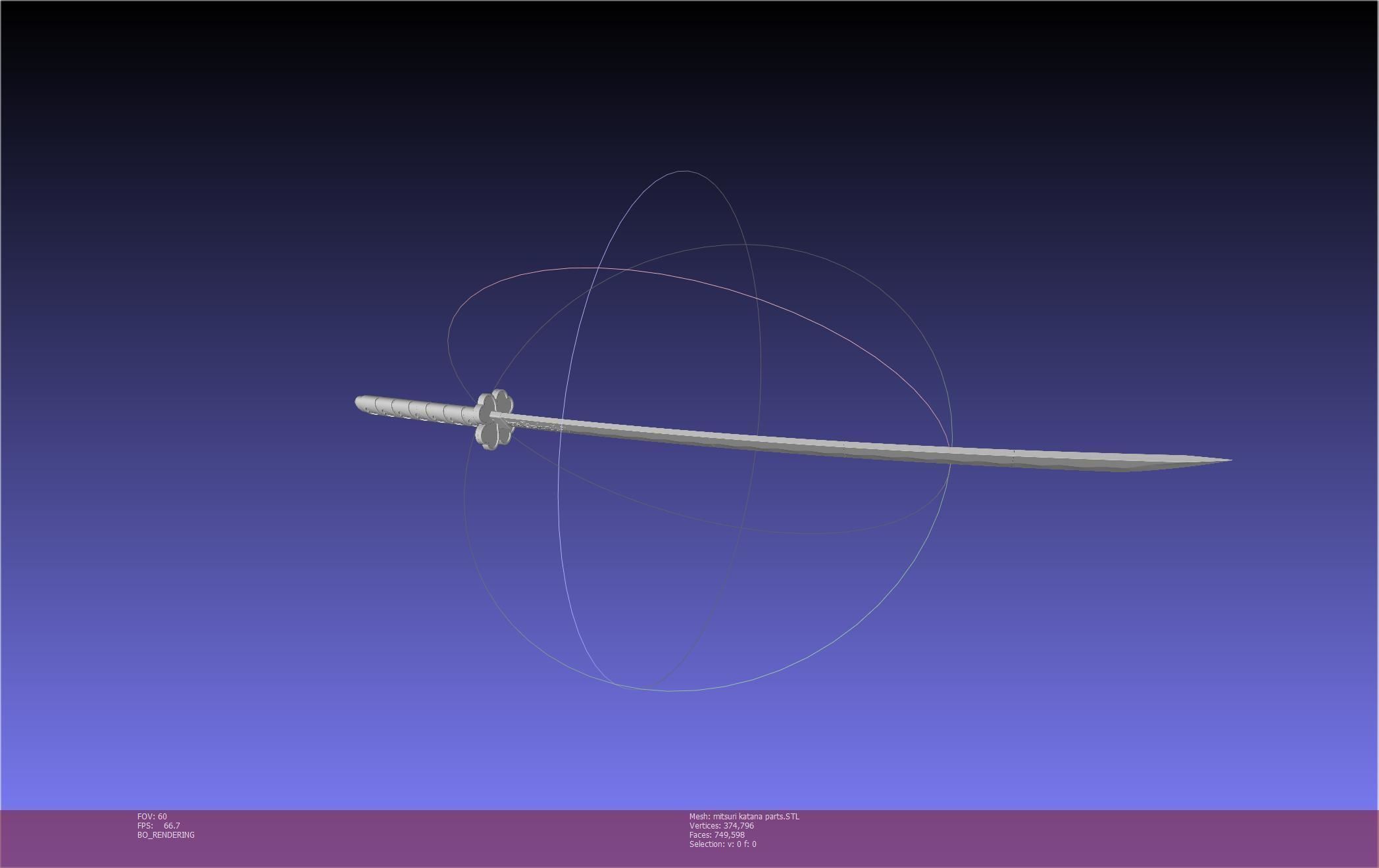 Demon Slayer Mitsuri Katana Printable Model 3D print model_119