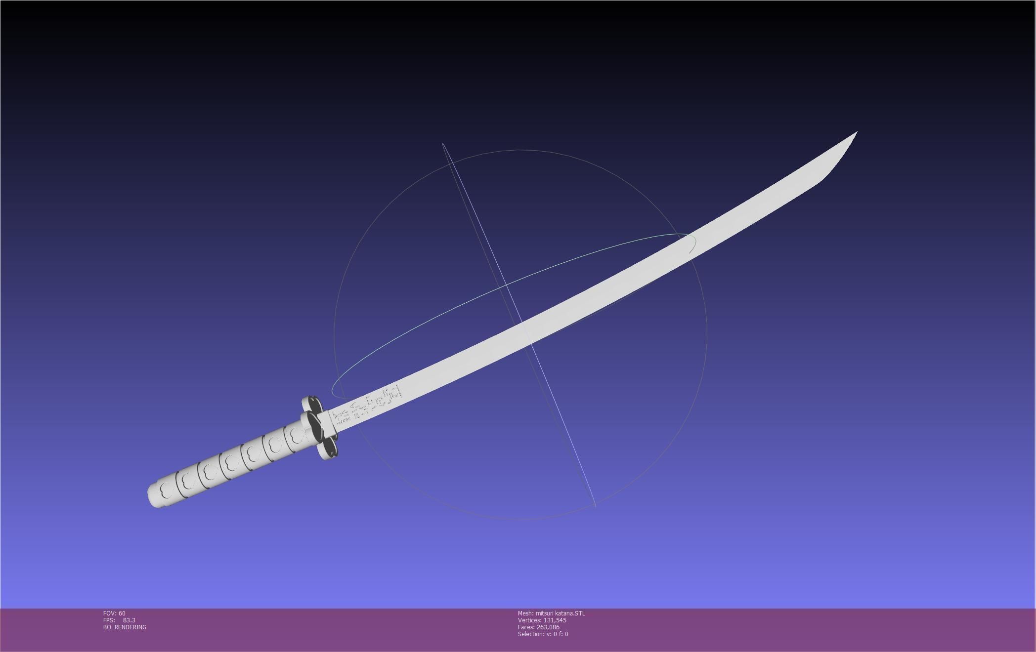 Demon Slayer Mitsuri Katana Printable Model 3D print model_140