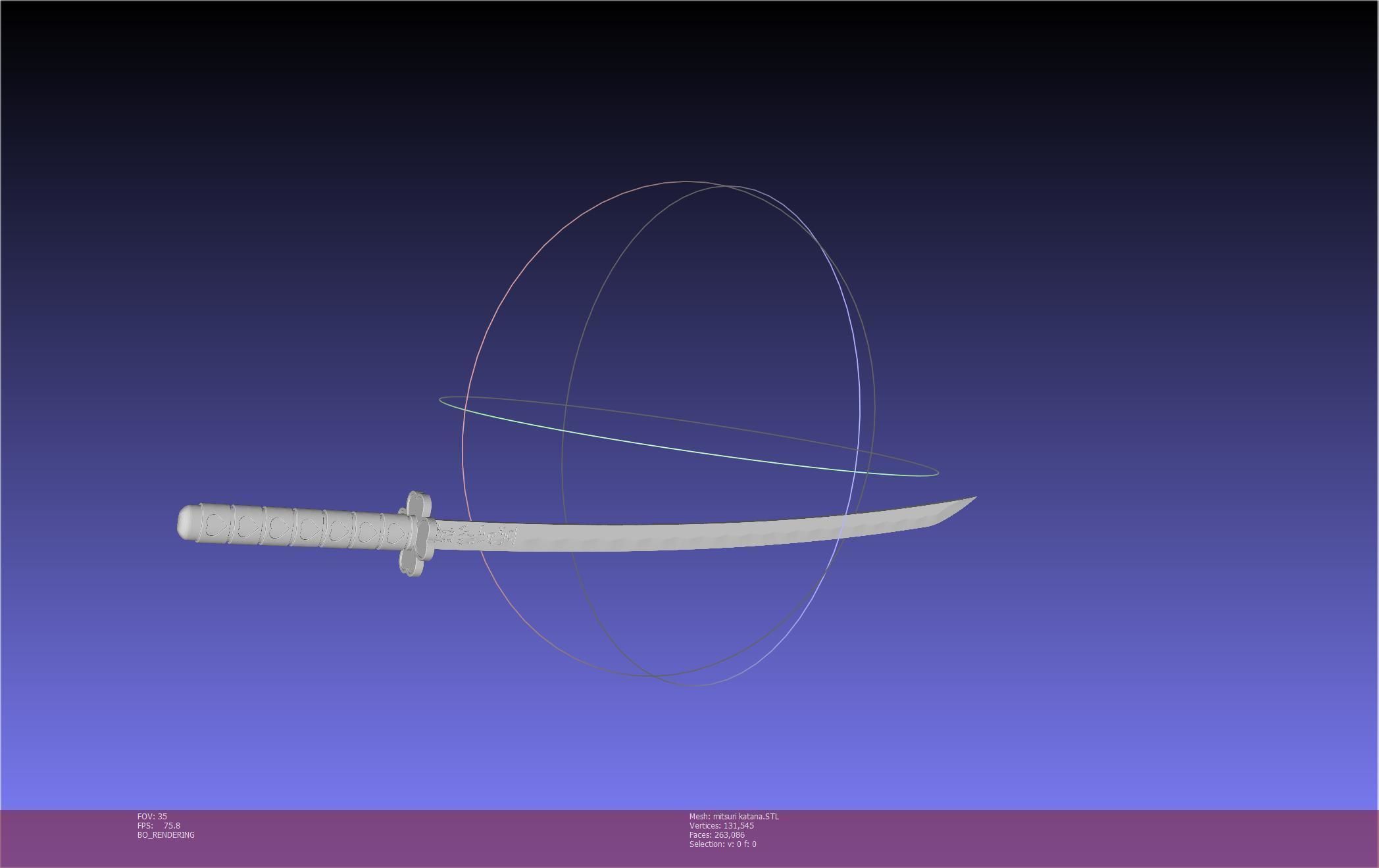 Demon Slayer Mitsuri Katana Printable Model 3D print model_2