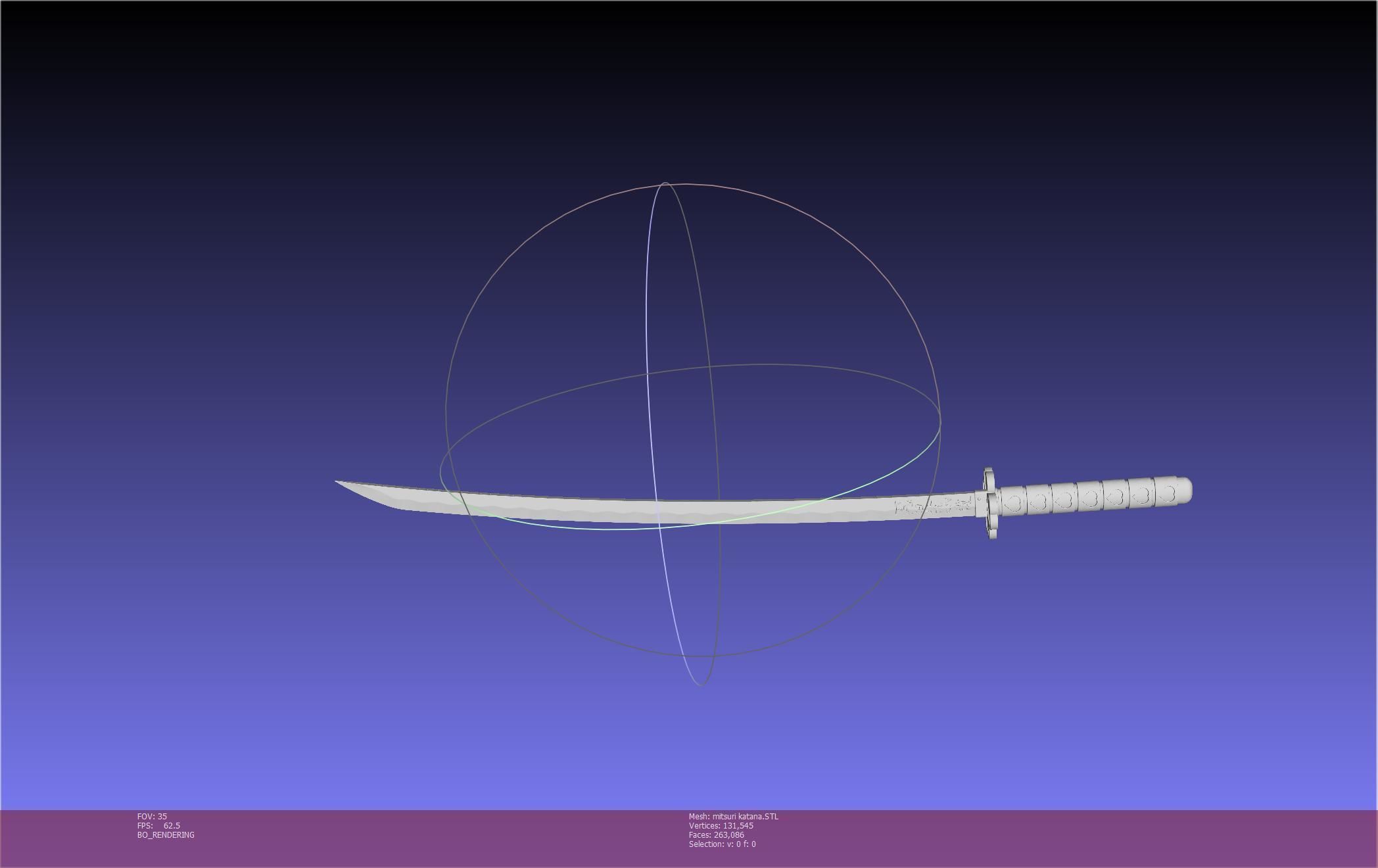 Demon Slayer Mitsuri Katana Printable Model 3D print model_46