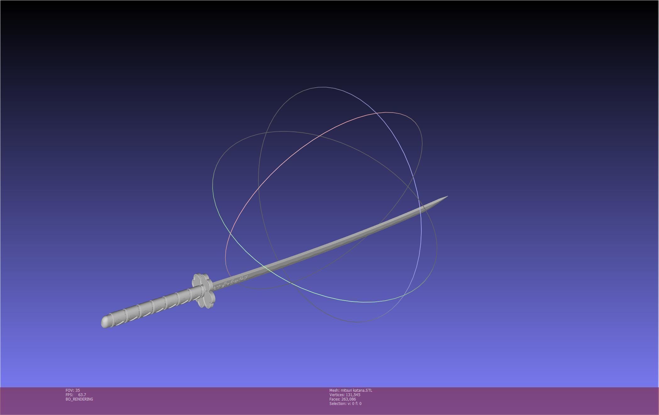 Demon Slayer Mitsuri Katana Printable Model 3D print model_33