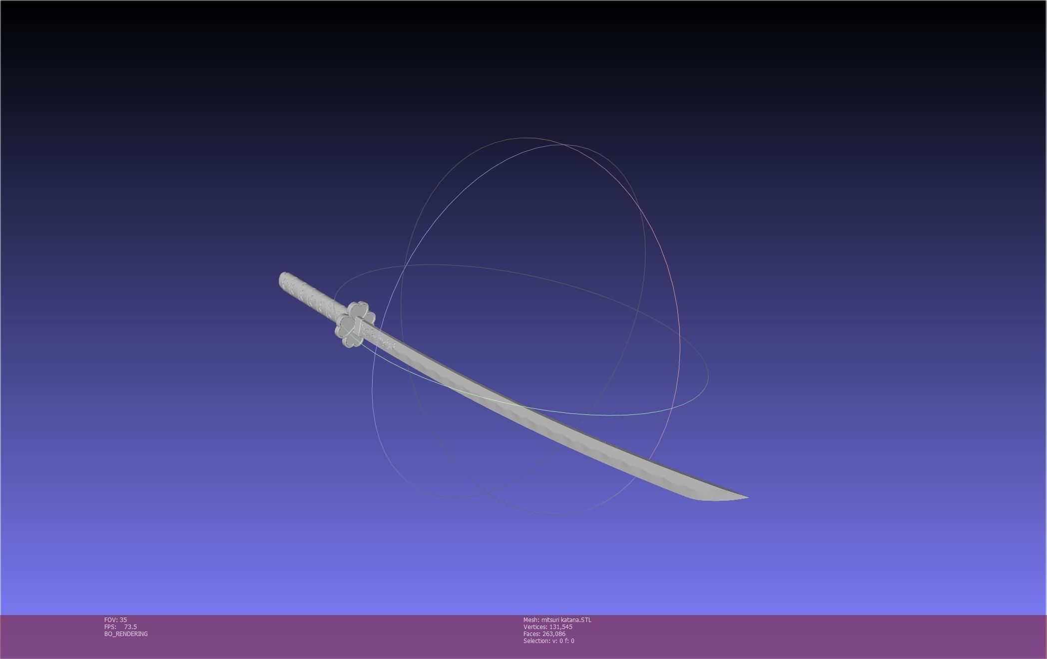 Demon Slayer Mitsuri Katana Printable Model 3D print model_70